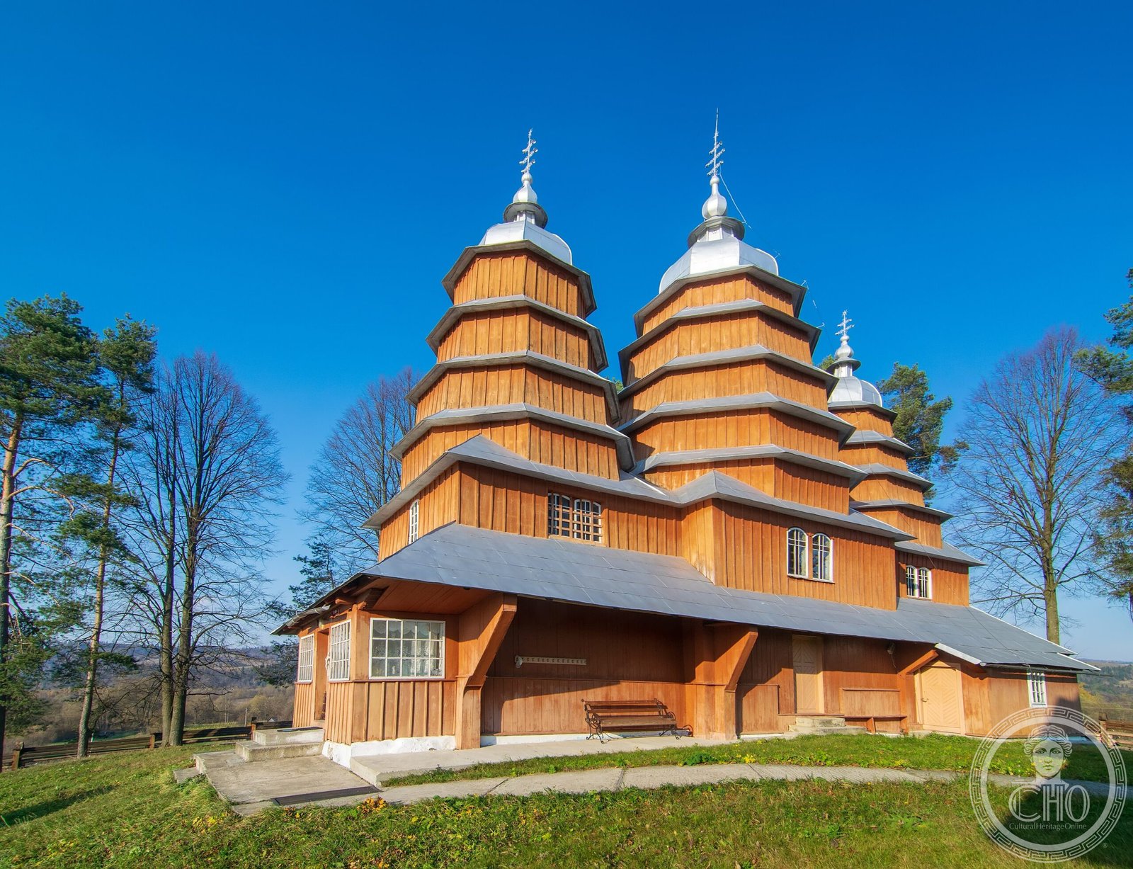 Church of the Synaxis of the Blessed Virgin Mary, Matkiv — view Church of the Synaxis of the Blessed Virgin Mary, Matkiv — view