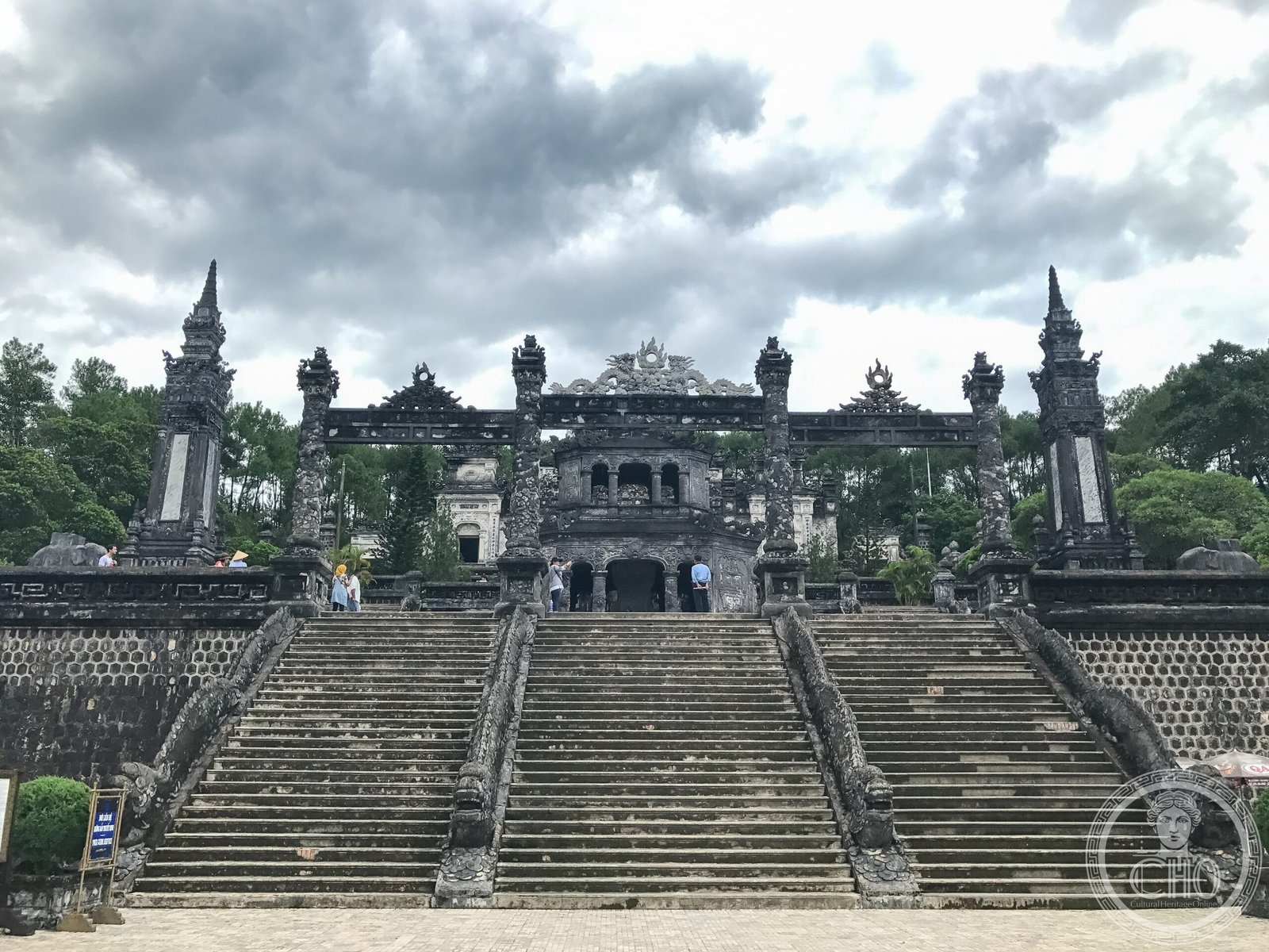 Tomb of Khải Định — view Tomb of Khải Định — view