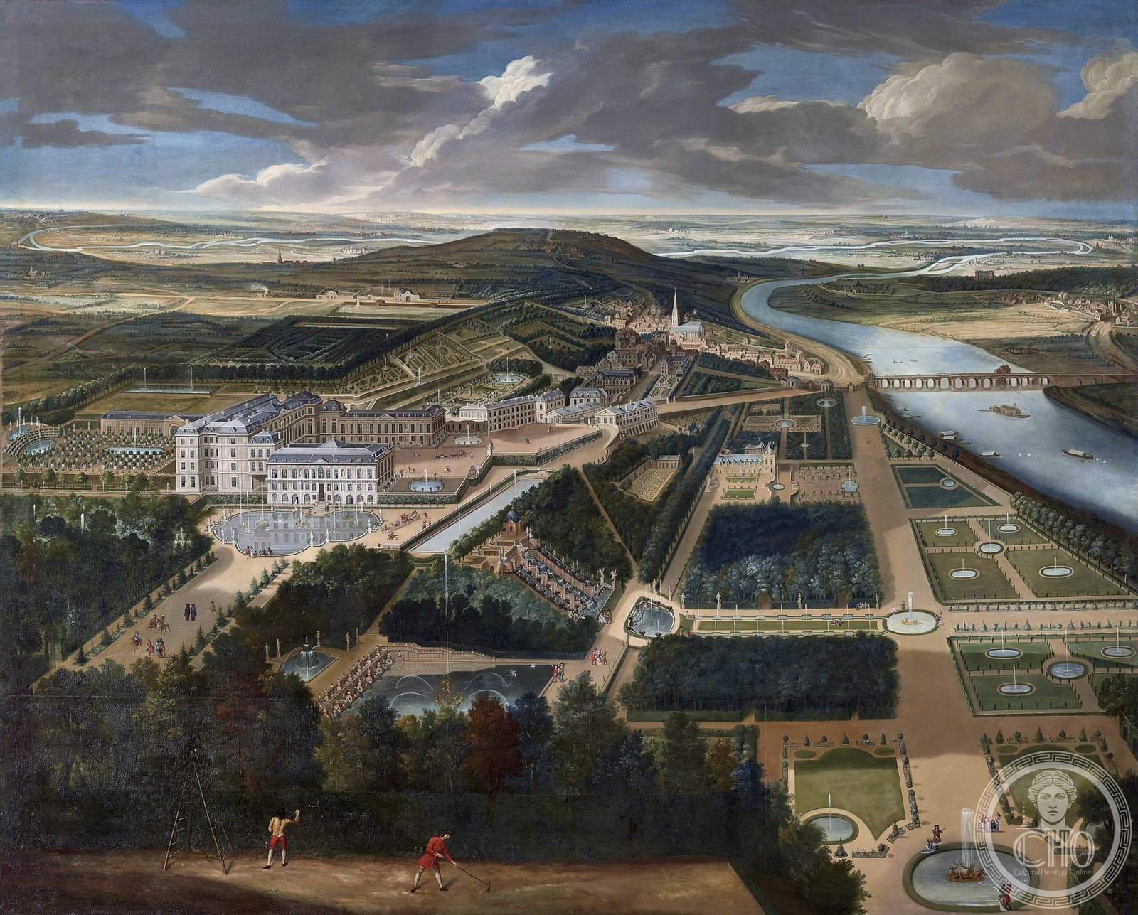 Château de Saint-Cloud — view Château de Saint-Cloud — view