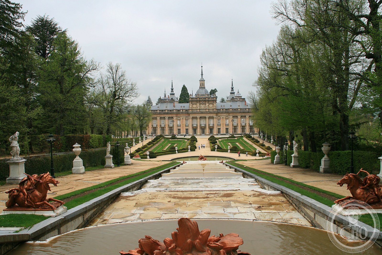 Royal Palace of La Granja de San Ildefonso — view Royal Palace of La Granja de San Ildefonso — view