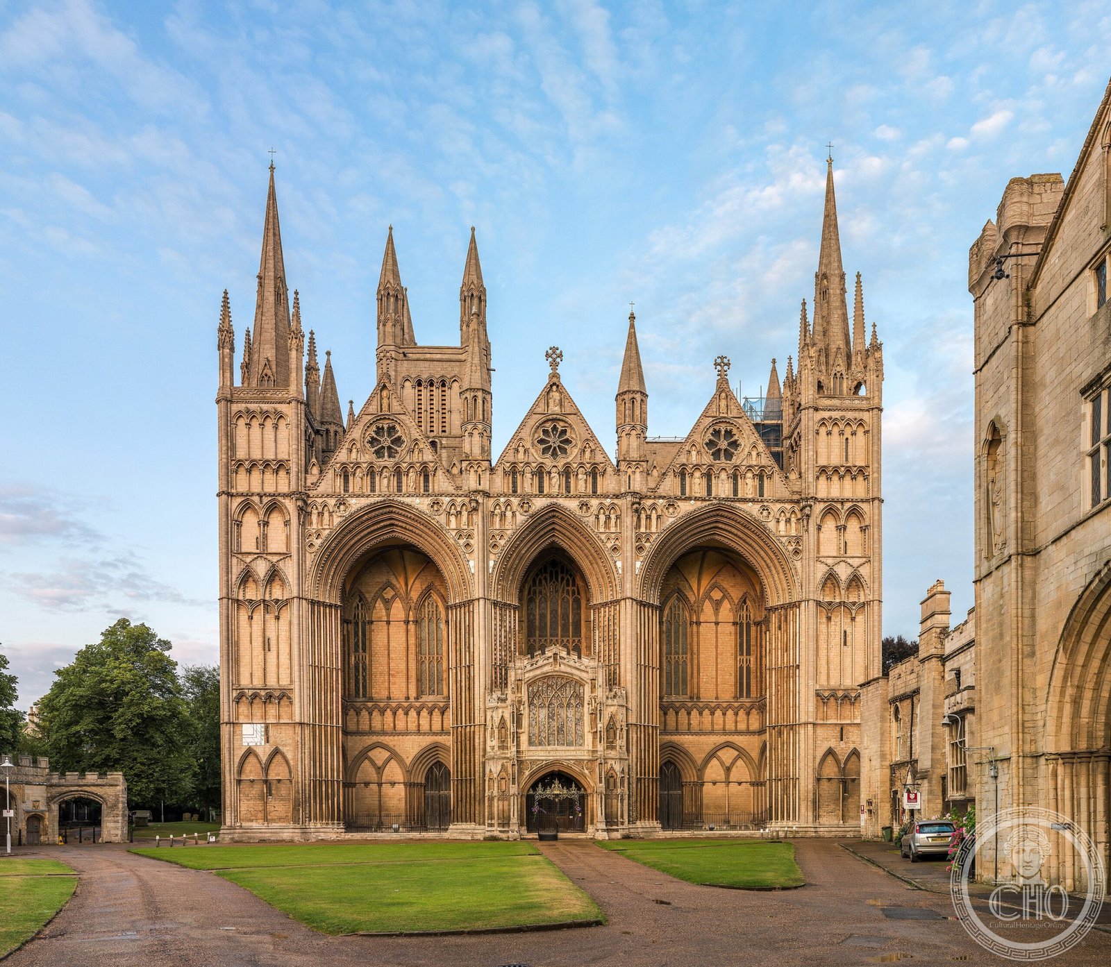 Peterborough Cathedral — view Peterborough Cathedral — view