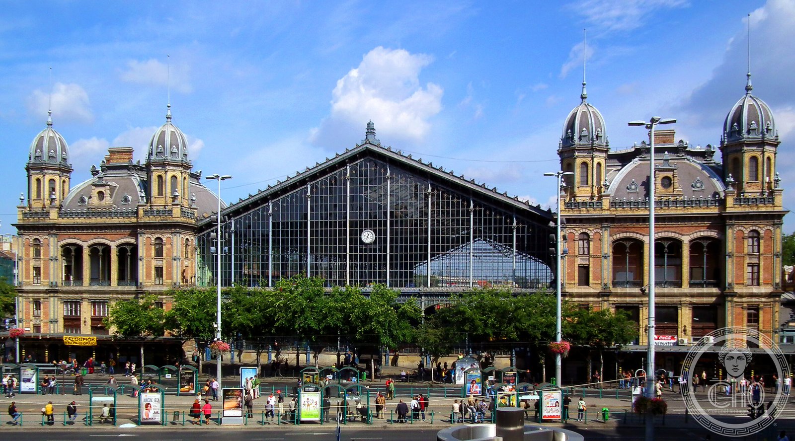 Budapest Nyugati station — view Budapest Nyugati station — view