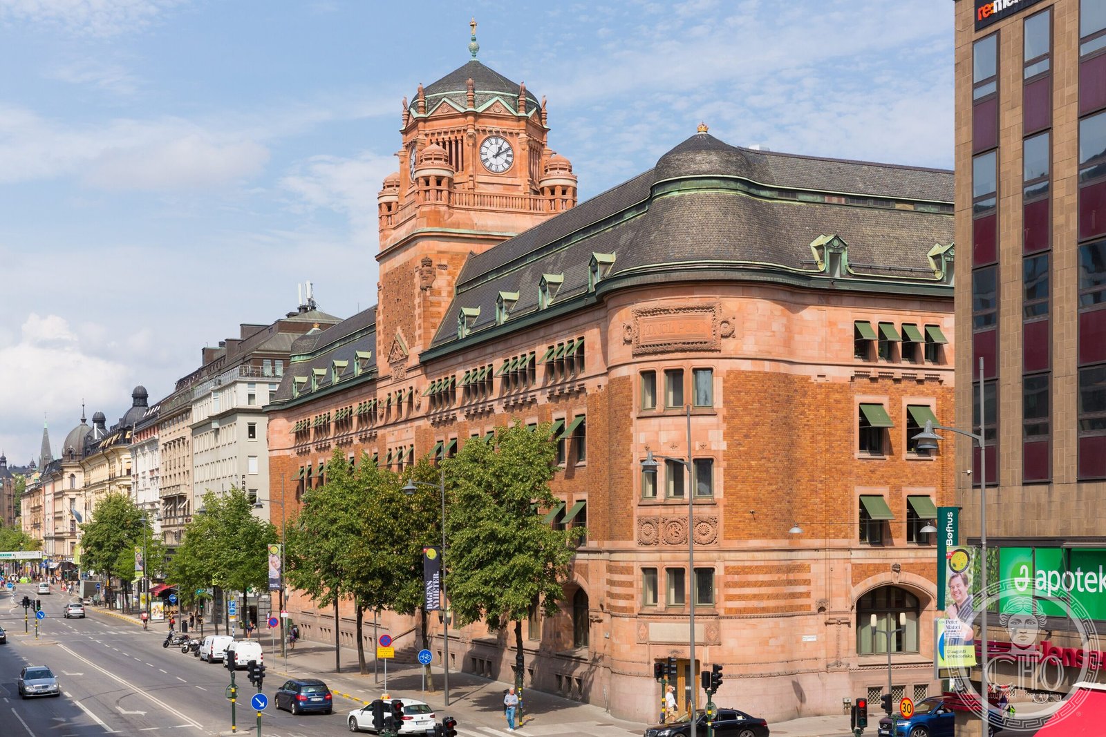 Central Post Office Building, Stockholm — view Central Post Office Building, Stockholm — view