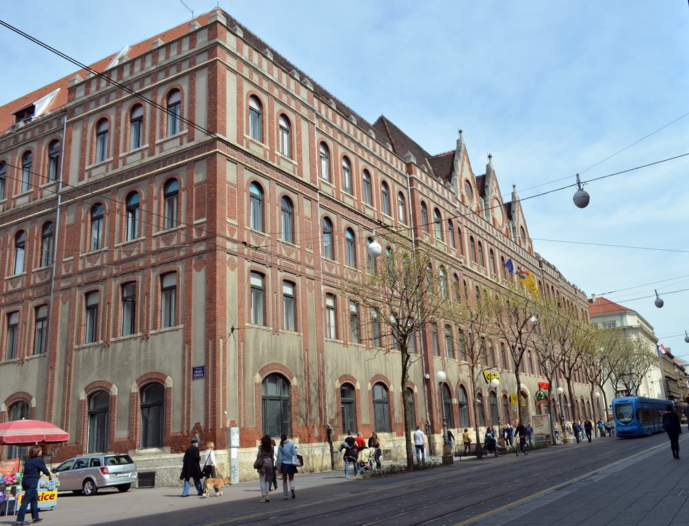 General Post Office, Zagreb — view General Post Office, Zagreb — view