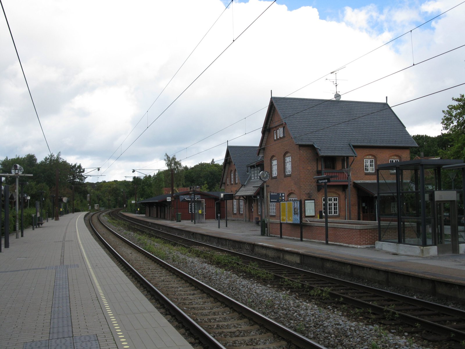Espergærde railway station — view Espergærde railway station — view