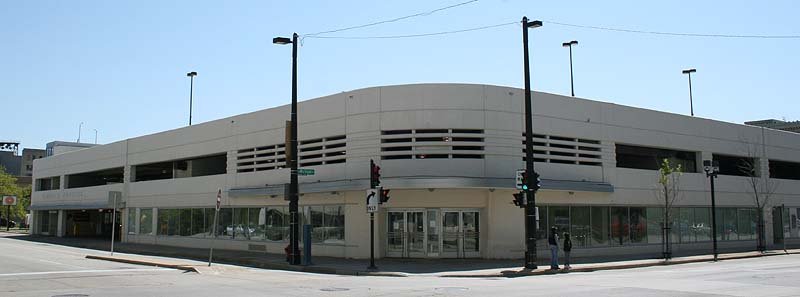 Gimbels Parking Pavilion — view Gimbels Parking Pavilion — view