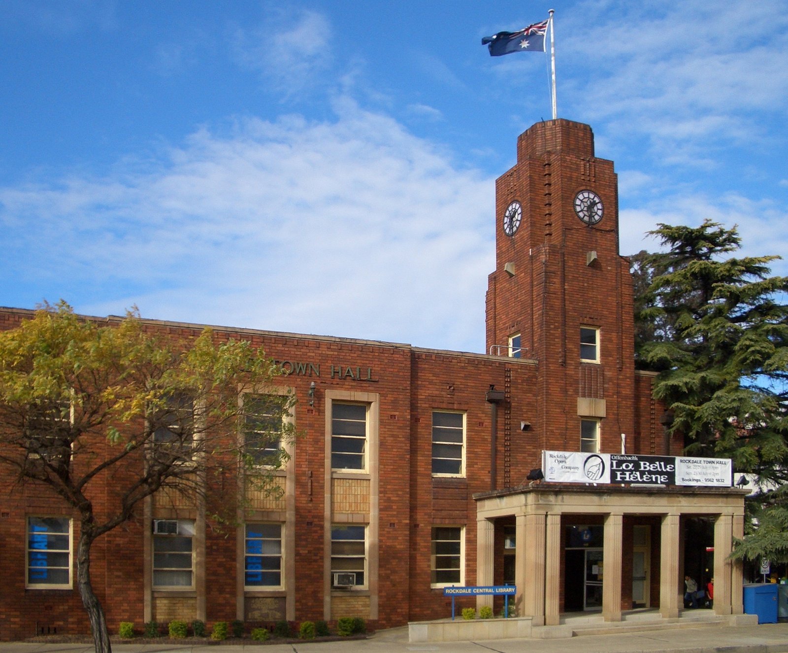 Rockdale Town Hall — view Rockdale Town Hall — view