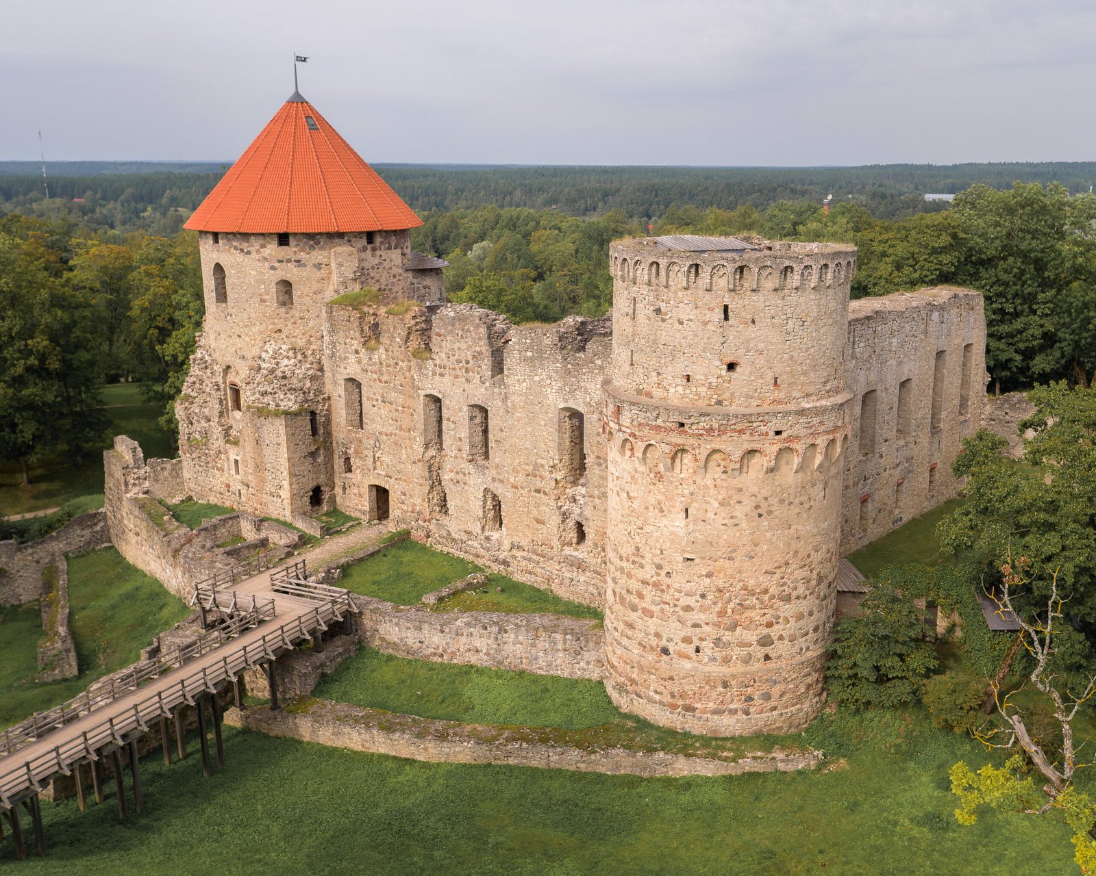 Cēsis Castle — view Cēsis Castle — view