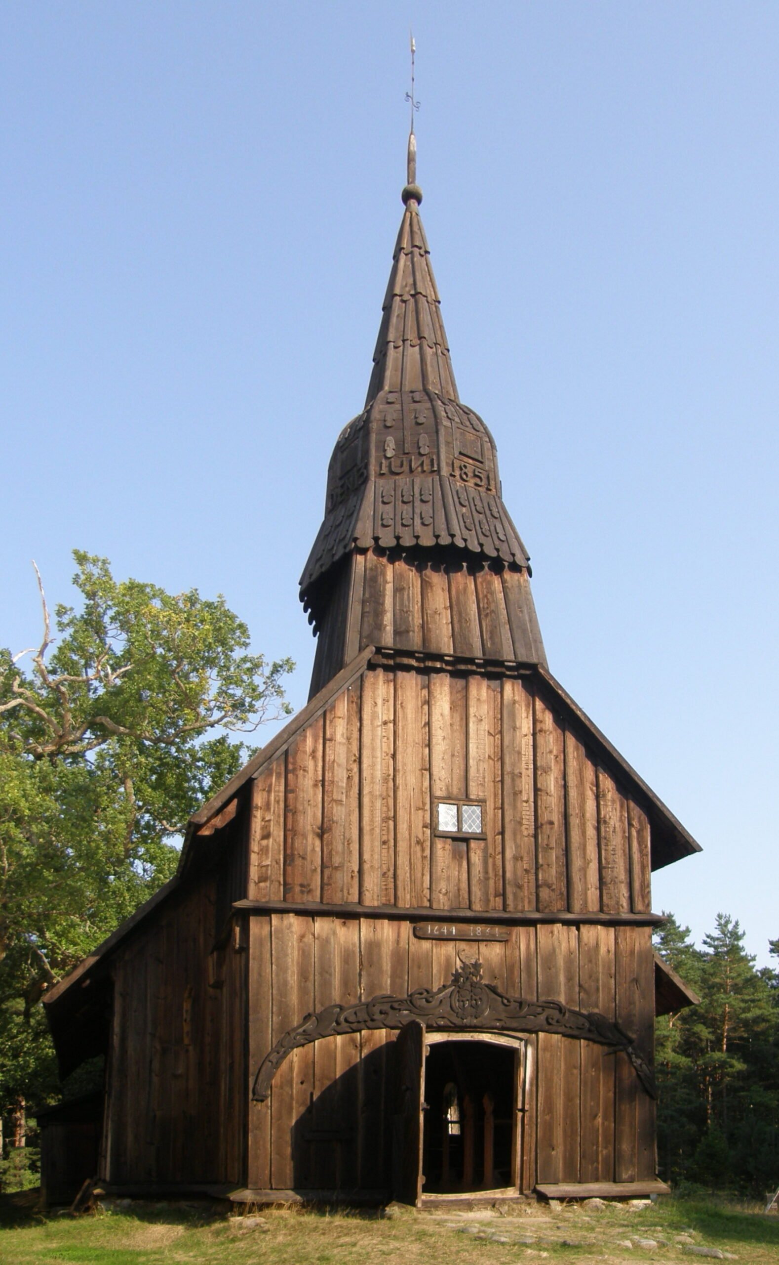 Saint Magdalene Church, Ruhnu — view Saint Magdalene Church, Ruhnu — view