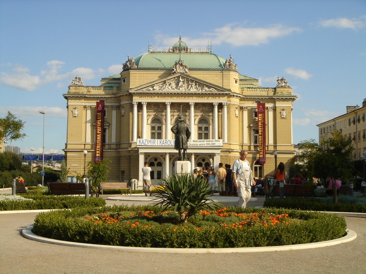 Ivan Zajc Croatian National Theatre — view Ivan Zajc Croatian National Theatre — view