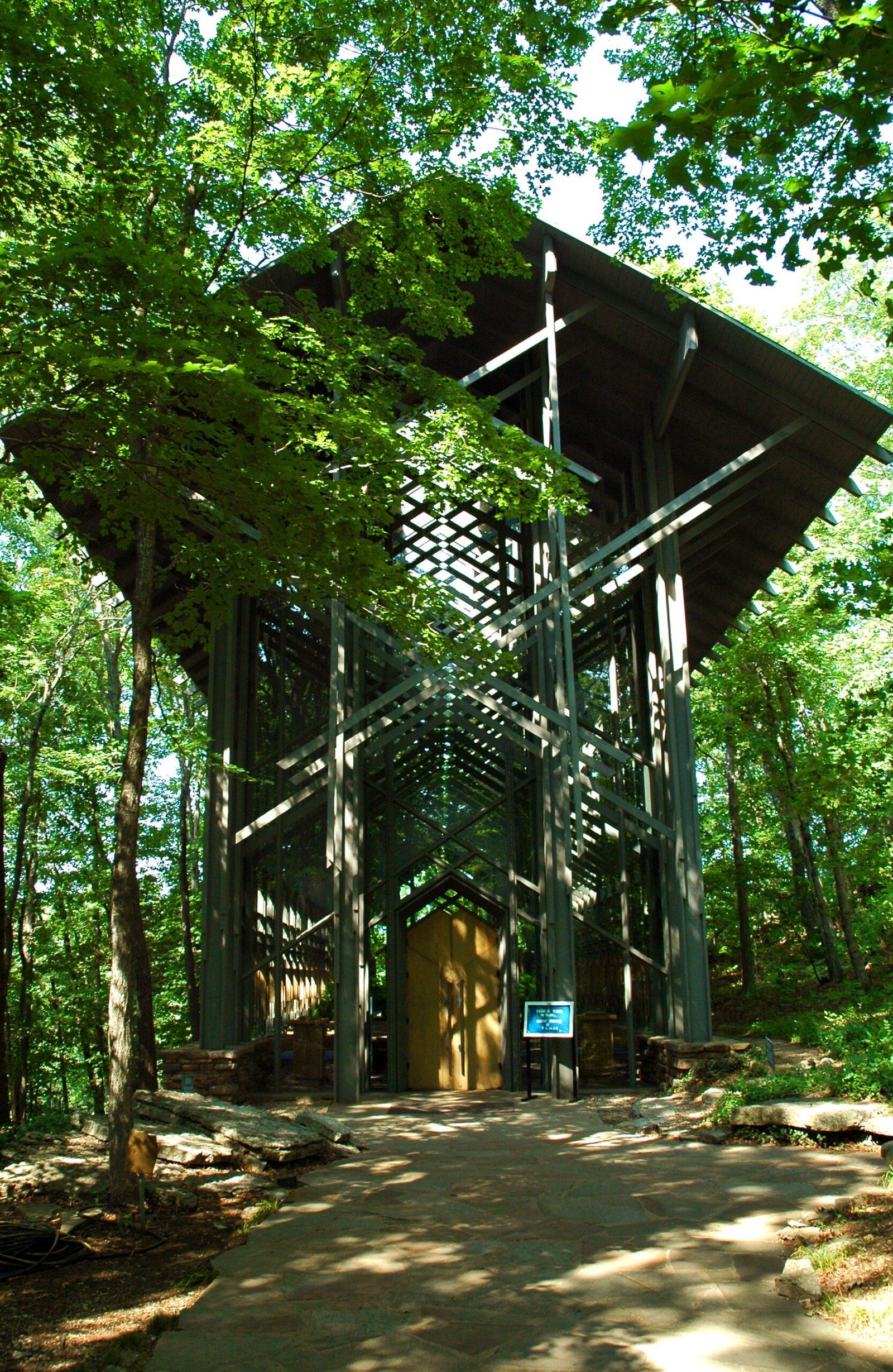 Thorncrown Chapel — view Thorncrown Chapel — view