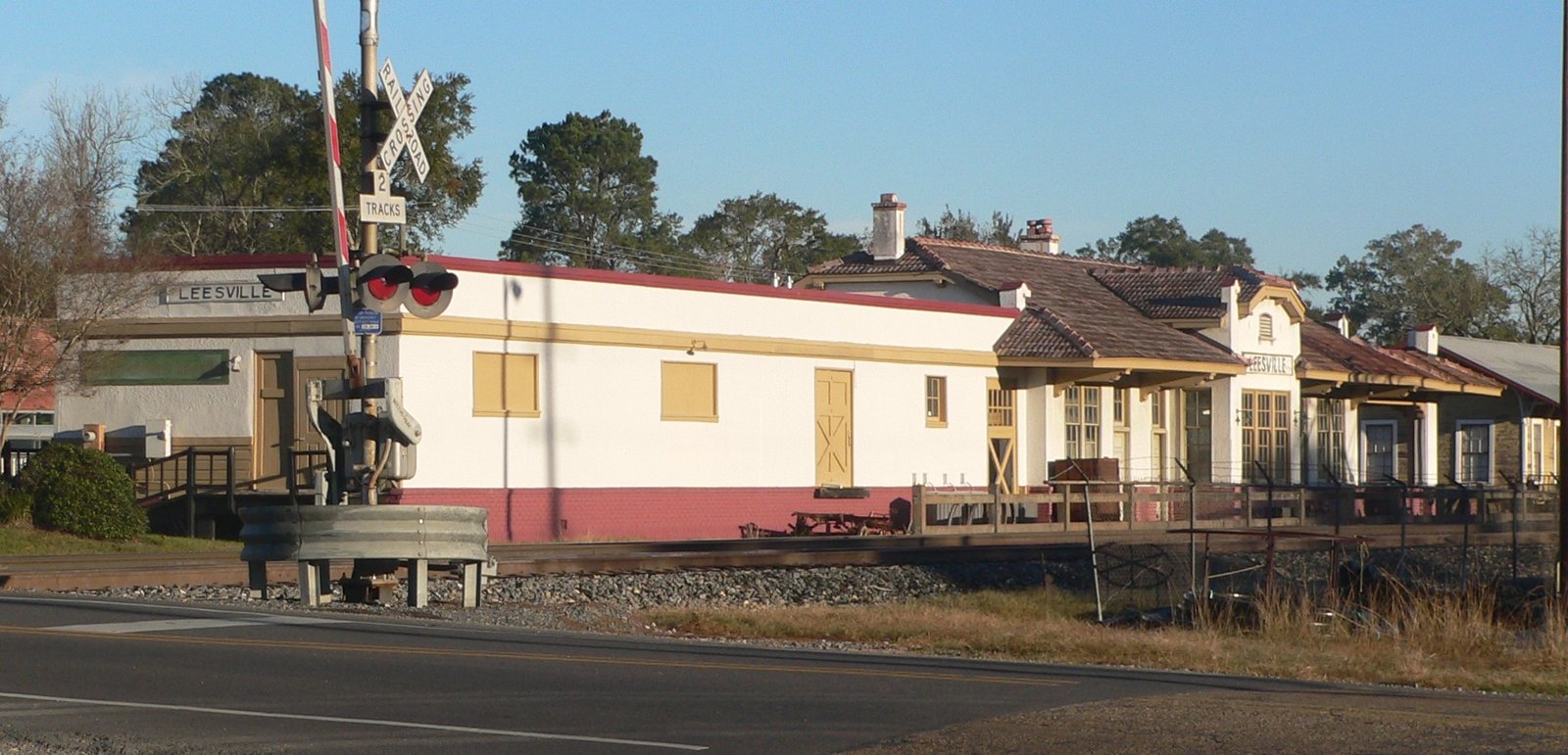 Leesville station — view Leesville station — view
