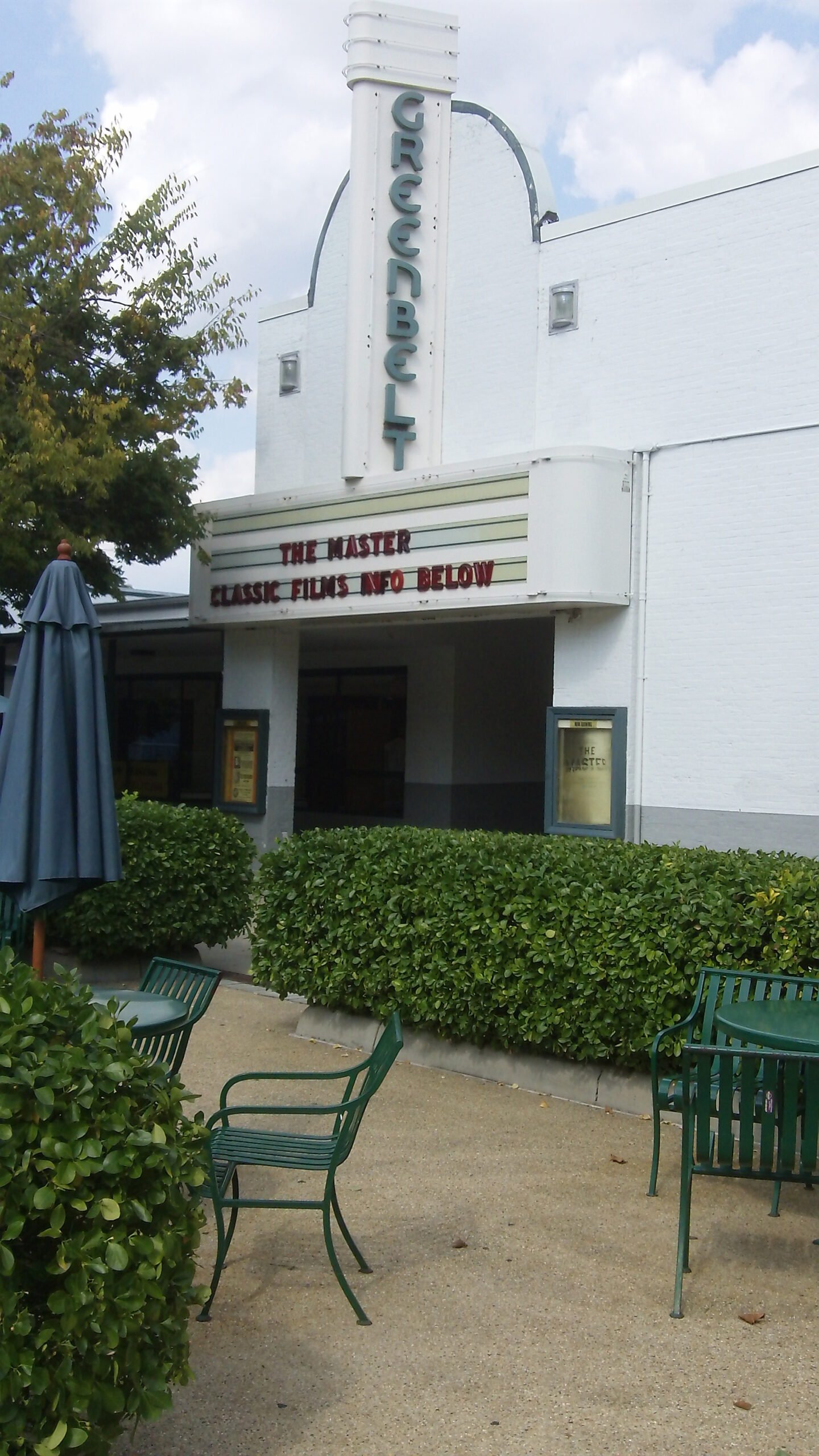 Greenbelt Cinema — view Greenbelt Cinema — view