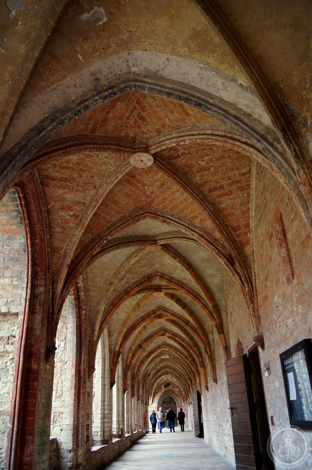 Ruins of Kloster Chorin in Brandenburg, Germany, founded 1258 by the Ascanian margraves and built from 1272 as the first complete brick Gothic implementation of High Gothic architecture, now a celebrated summer concert venue