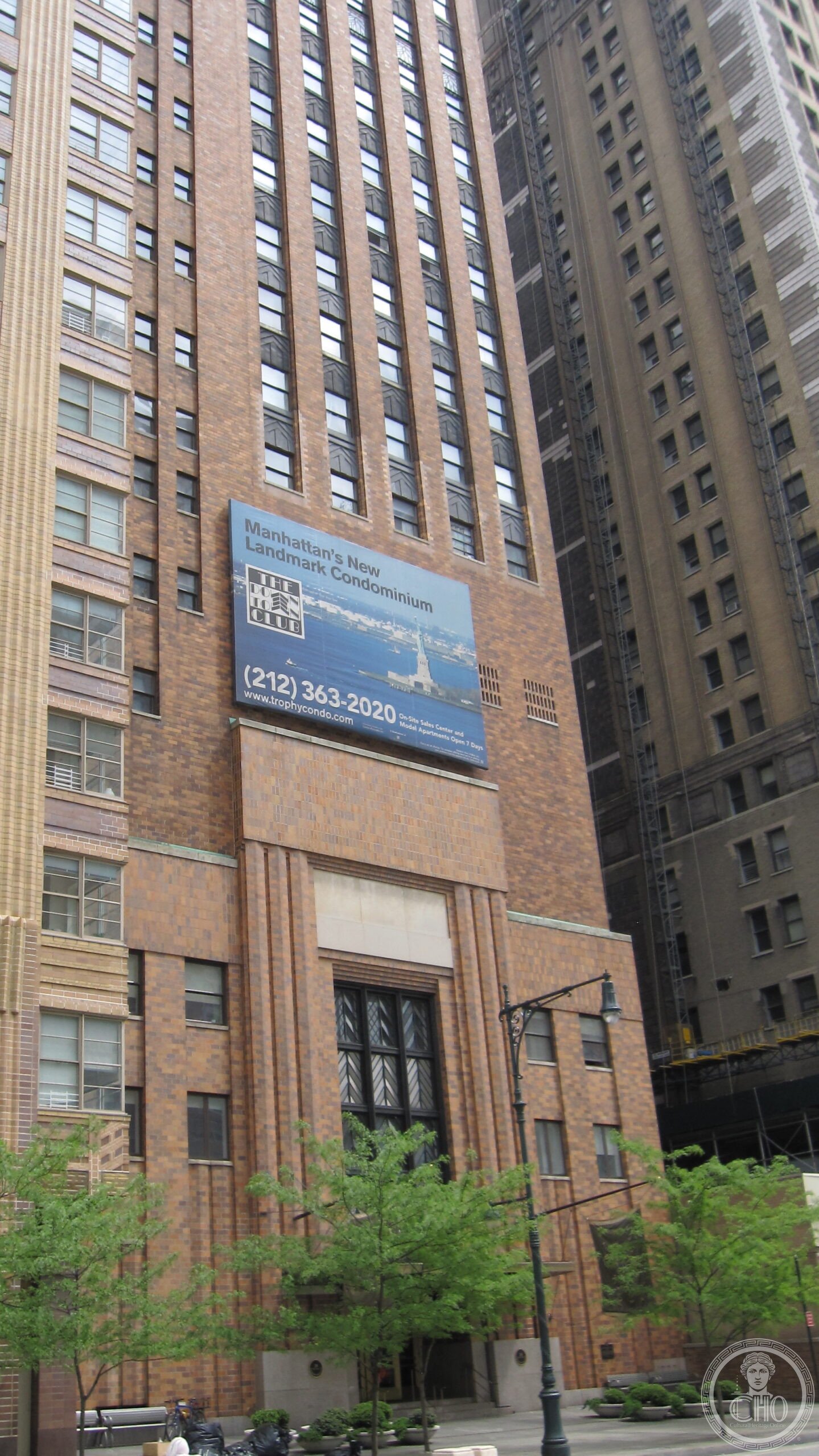 Downtown Athletic Club tower at 19 West Street, Lower Manhattan, Art Deco skyscraper