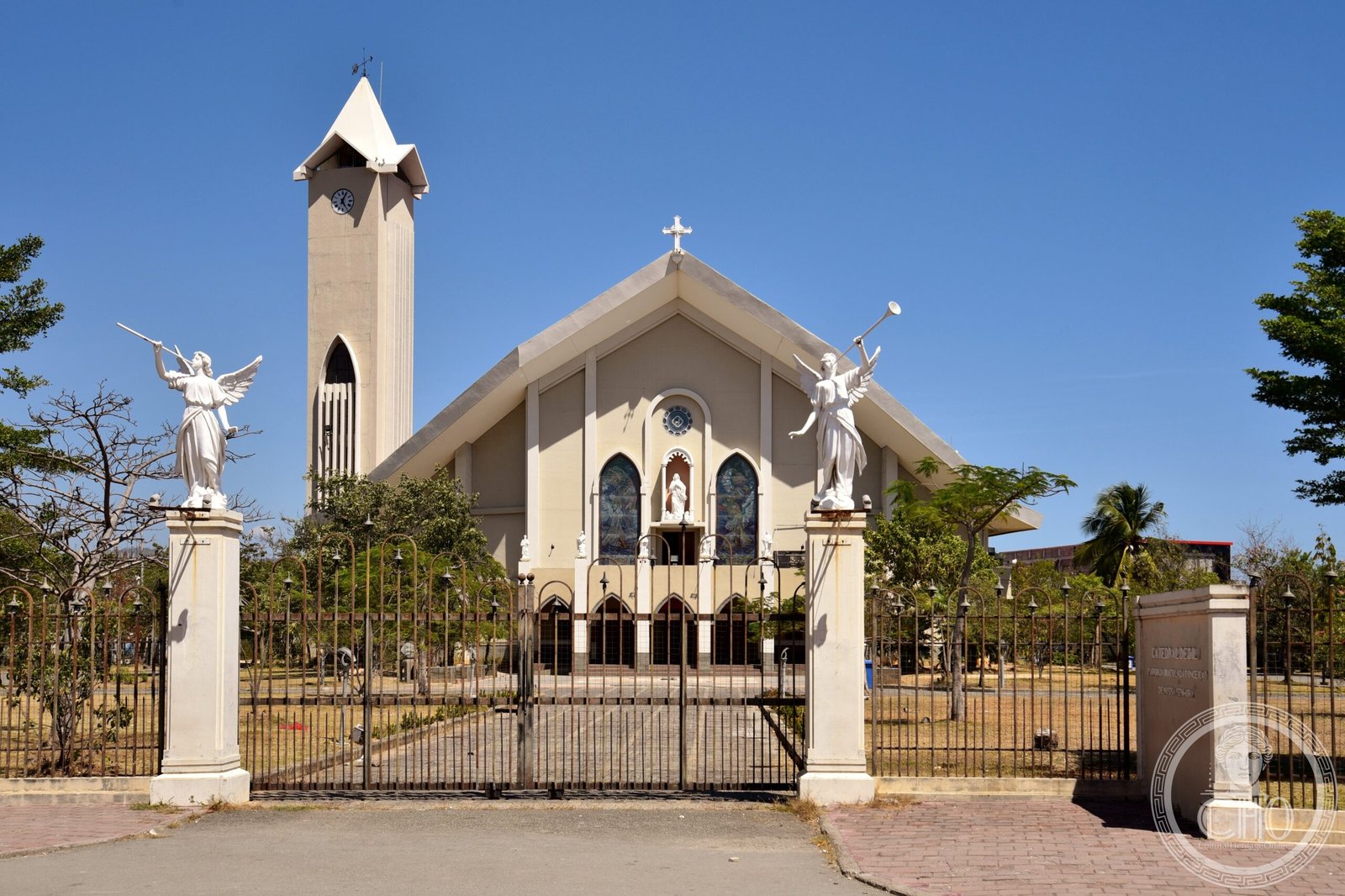 Cathedral of the Immaculate Conception in Dili, Timor-Leste, built with Indonesian government funding in 1988 and blessed by Pope John Paul II in 1989, later visited by Pope Francis in 2024