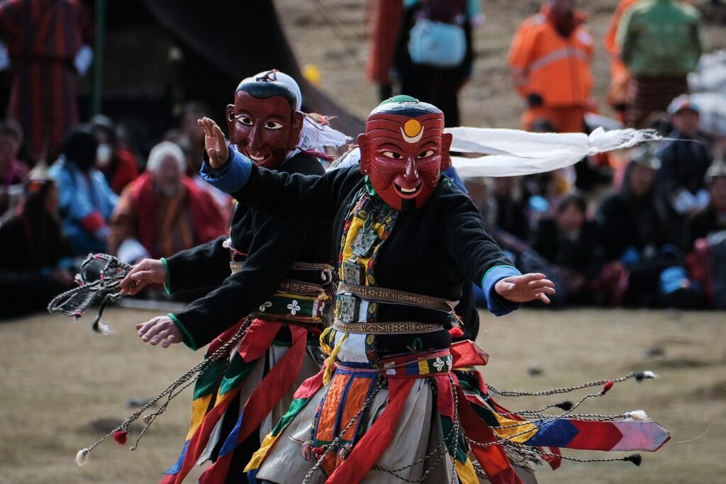 Drametse Ngacham mask dance — Mongar