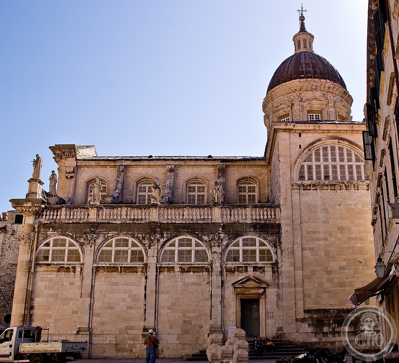 Dubrovnik Cathedral (Cathedral of the Assumption), Croatia, partly funded by King Richard the Lionheart as a votive offering after surviving a shipwreck near Lokrum in 1192, housing the gold-plated skull reliquary of Saint Blaise and a Titian altarpiece