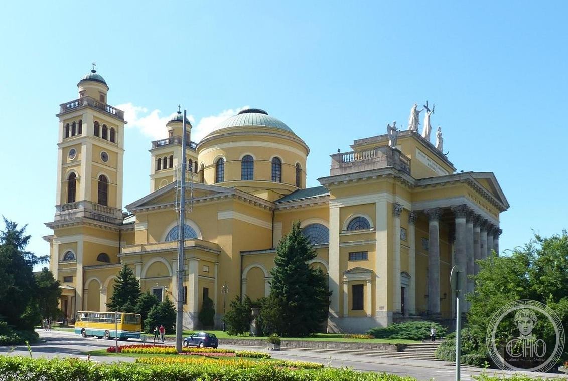 Basilica of Eger in Hungary, a neoclassical cathedral built 1831-1836 by architect József Hild for the art-patron archbishop János Pyrker, the third largest church in the country