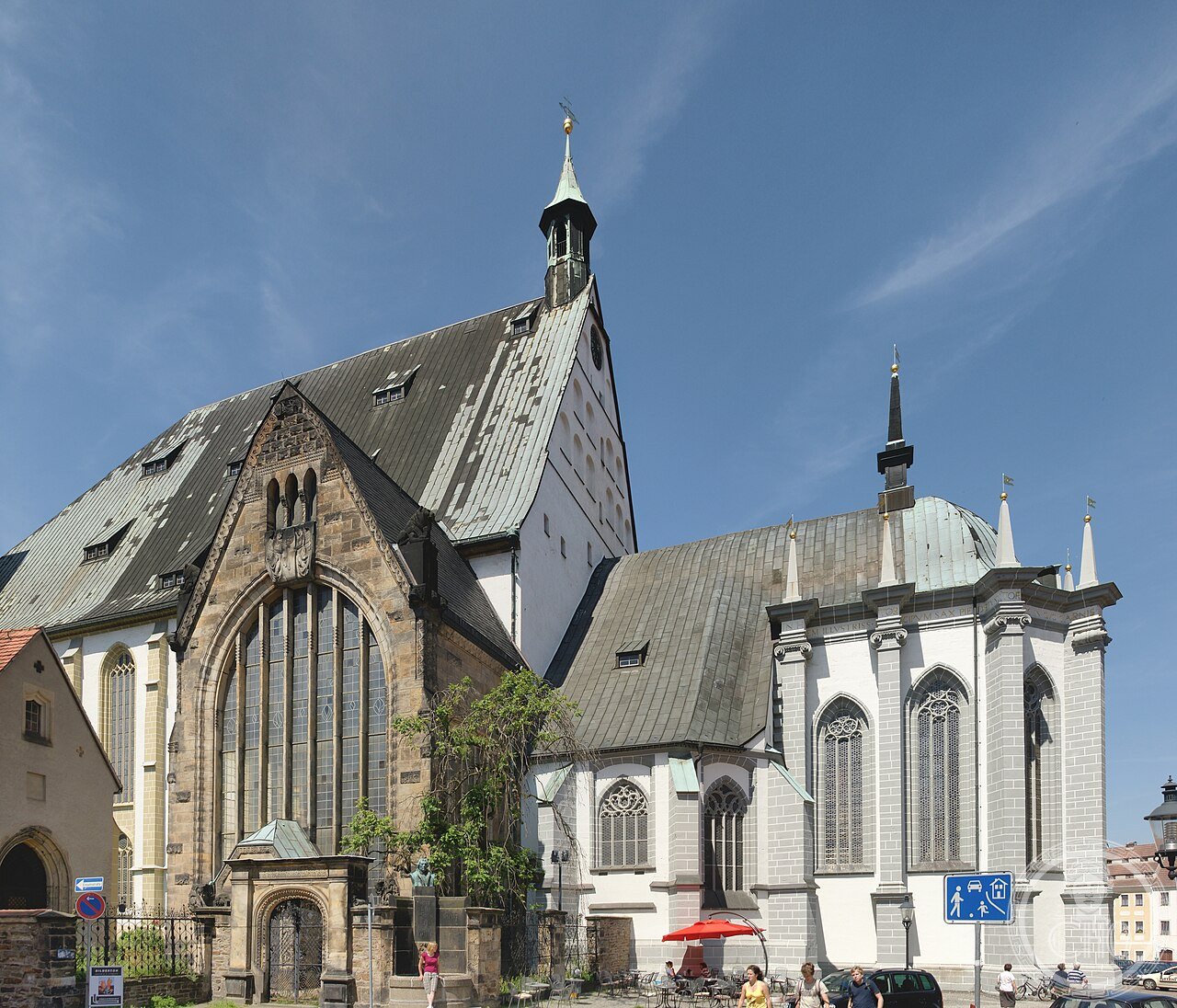 Freiberg Cathedral in Saxony, Germany, built from around 1180 on the wealth of newly discovered silver, home to the Golden Gate Romanesque portal of 1230, the tombs of nine rulers of Saxony, and Gottfried Silbermann's first great organ of 1714