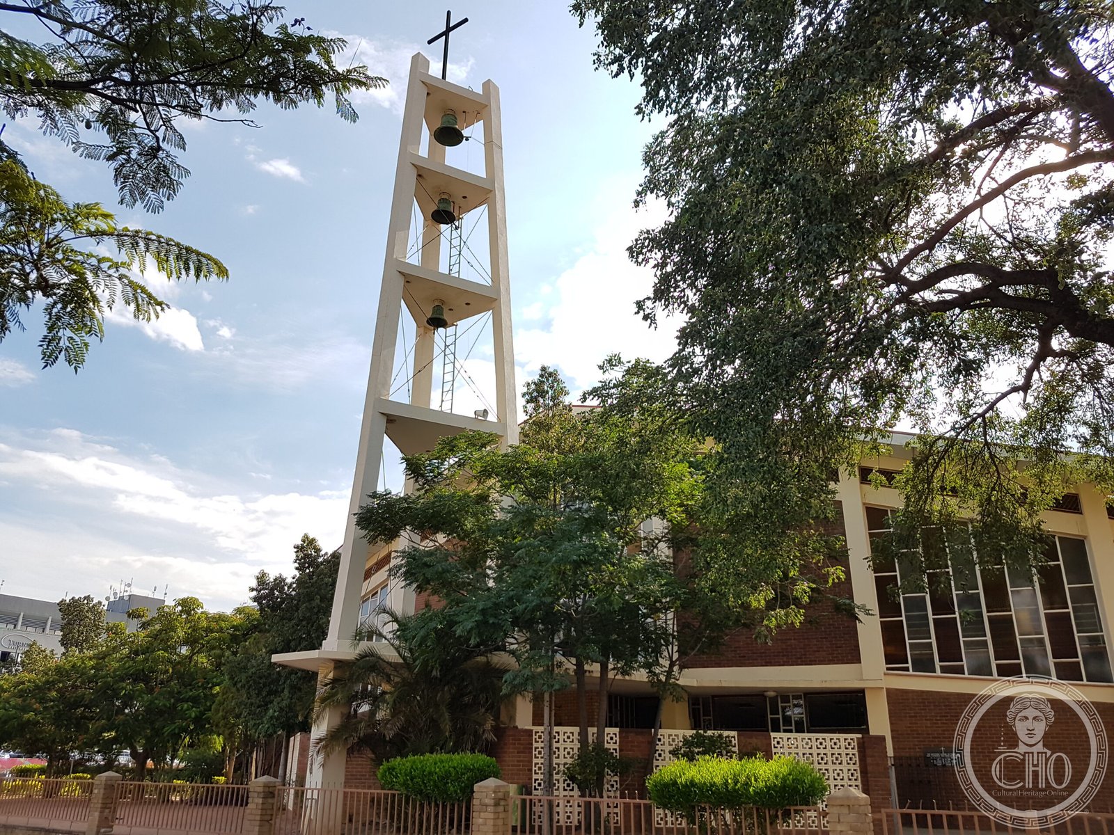Christ the King Cathedral in Gaborone, Botswana, the Roman Catholic cathedral built around 1967-1968, seat of a diocese elevated seven weeks before Botswana's independence