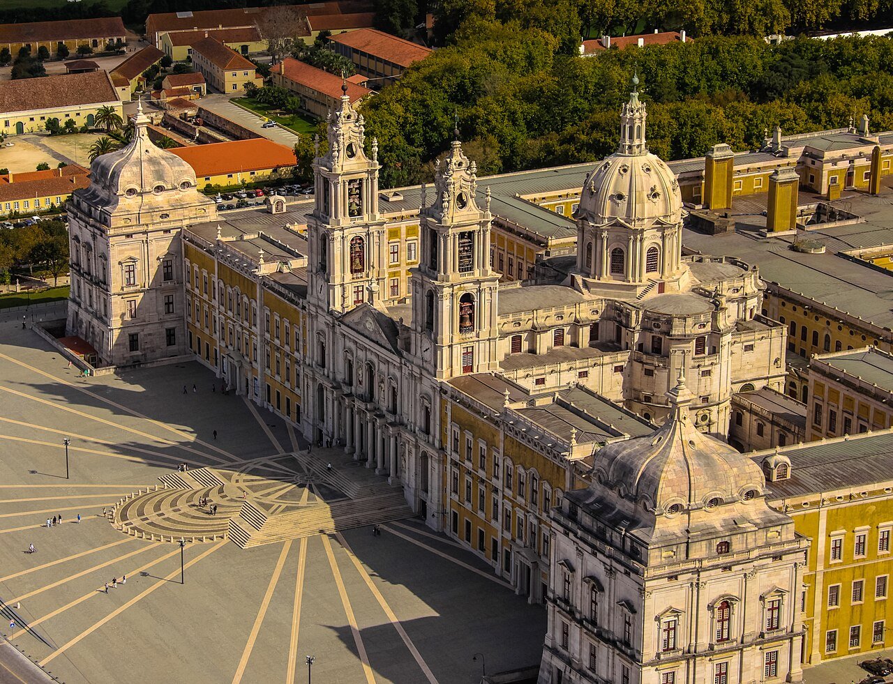 Royal Building of Mafra, Portugal, Baroque palace-basilica-convent 1717-1755