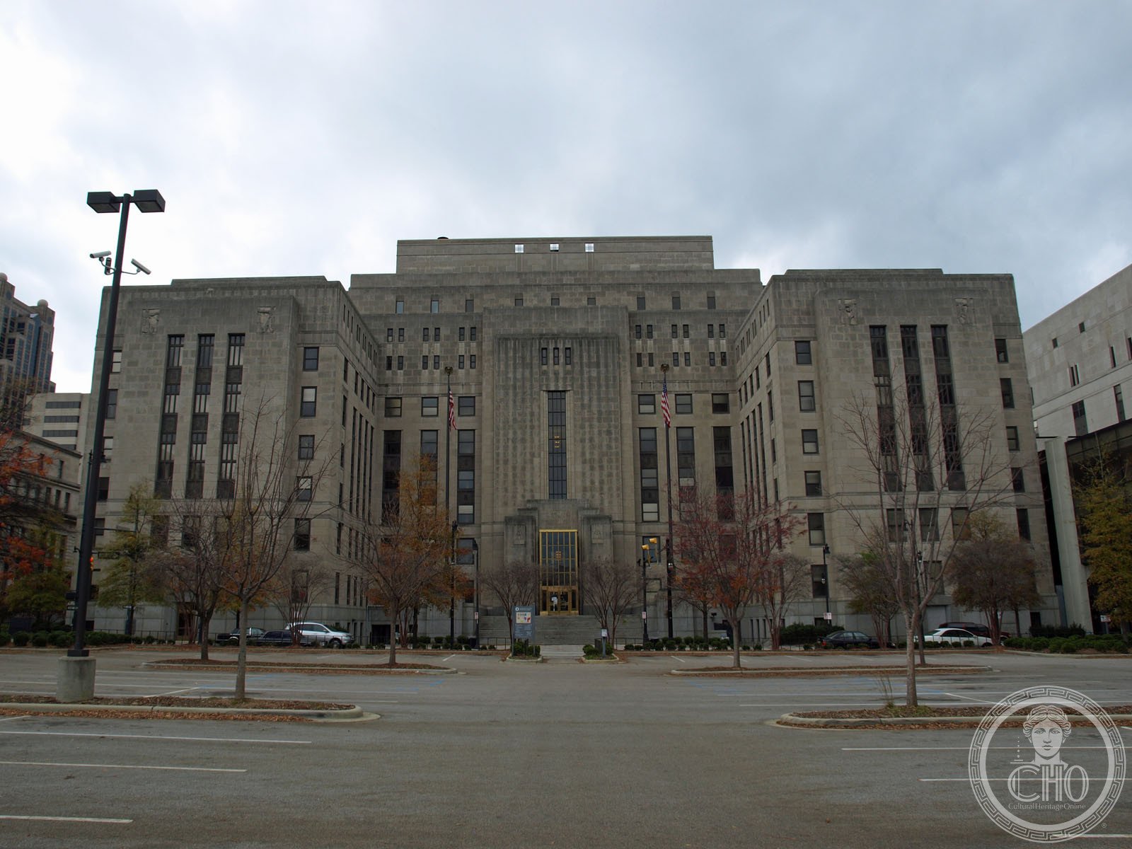 Jefferson County Courthouse Birmingham Alabama Art Deco limestone tower exterior