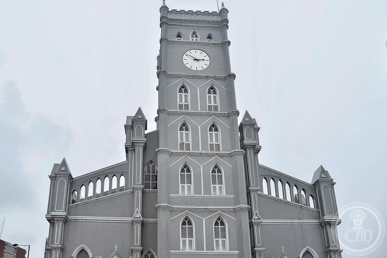 Cathedral Church of Christ on the Marina in Lagos, Nigeria, the oldest Anglican cathedral in the Church of Nigeria, its current Gothic Revival building completed in 1946