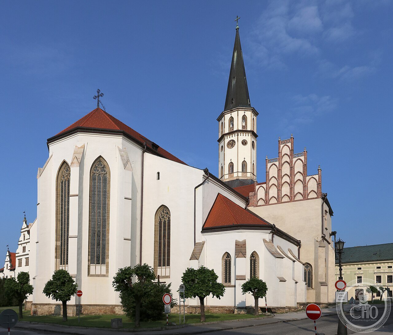 Basilica of St. James in Levoča, Slovakia, a 14th-century Gothic church holding the world's tallest wooden altarpiece at 18.62 metres, carved 1507-1517 by Master Paul of Levoča