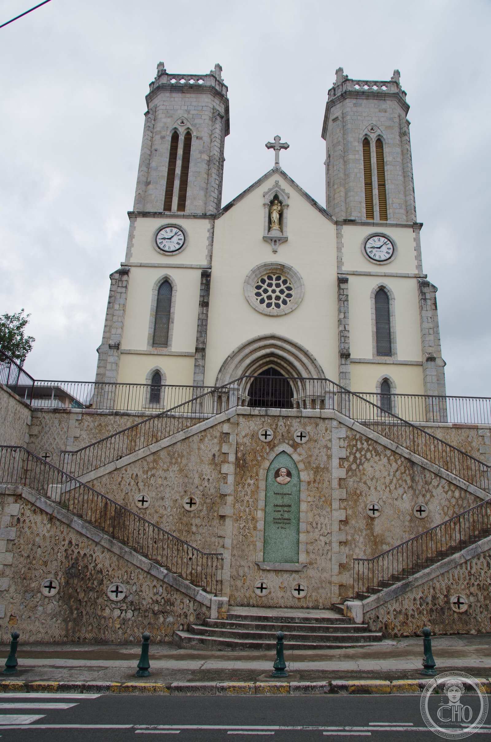 Cathédrale Saint-Joseph de Nouméa in New Caledonia, designed and built between 1887 and 1897 by convict labor from the French penal colony, where future Kanak independence leader Jean-Marie Tjibaou served as vicar in the 1960s