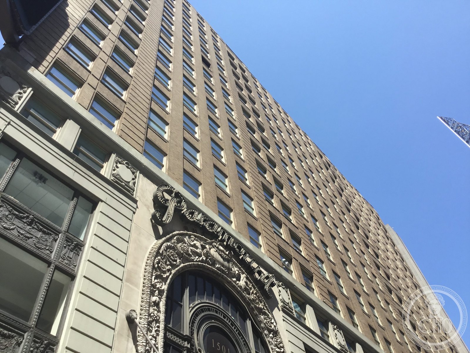 Paramount Building, 1501 Broadway Times Square New York City, Art Deco tower with globe crown