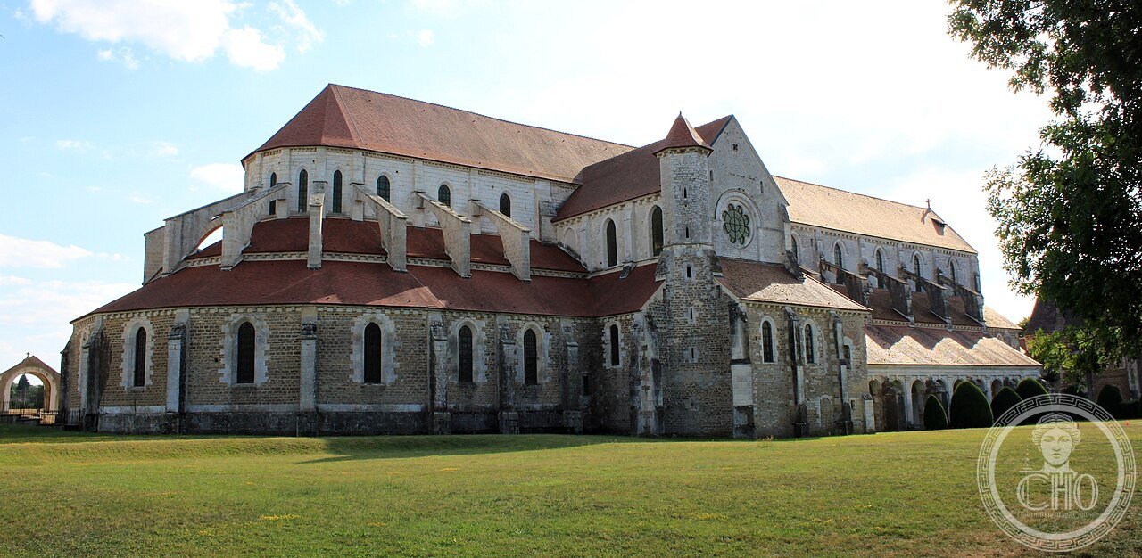 Pontigny Abbey, Burgundy, France, founded 1114, the largest intact Cistercian church in France at 108 metres, where Thomas Becket spent nearly two years in exile from 1164 to 1166