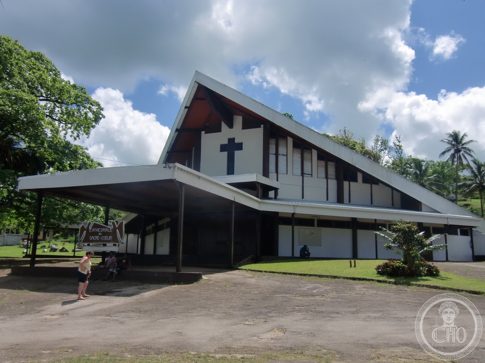 Sacred Heart Cathedral in Port Vila, Vanuatu, seat of the Roman Catholic Diocese of Port-Vila, established as a diocese in 1966
