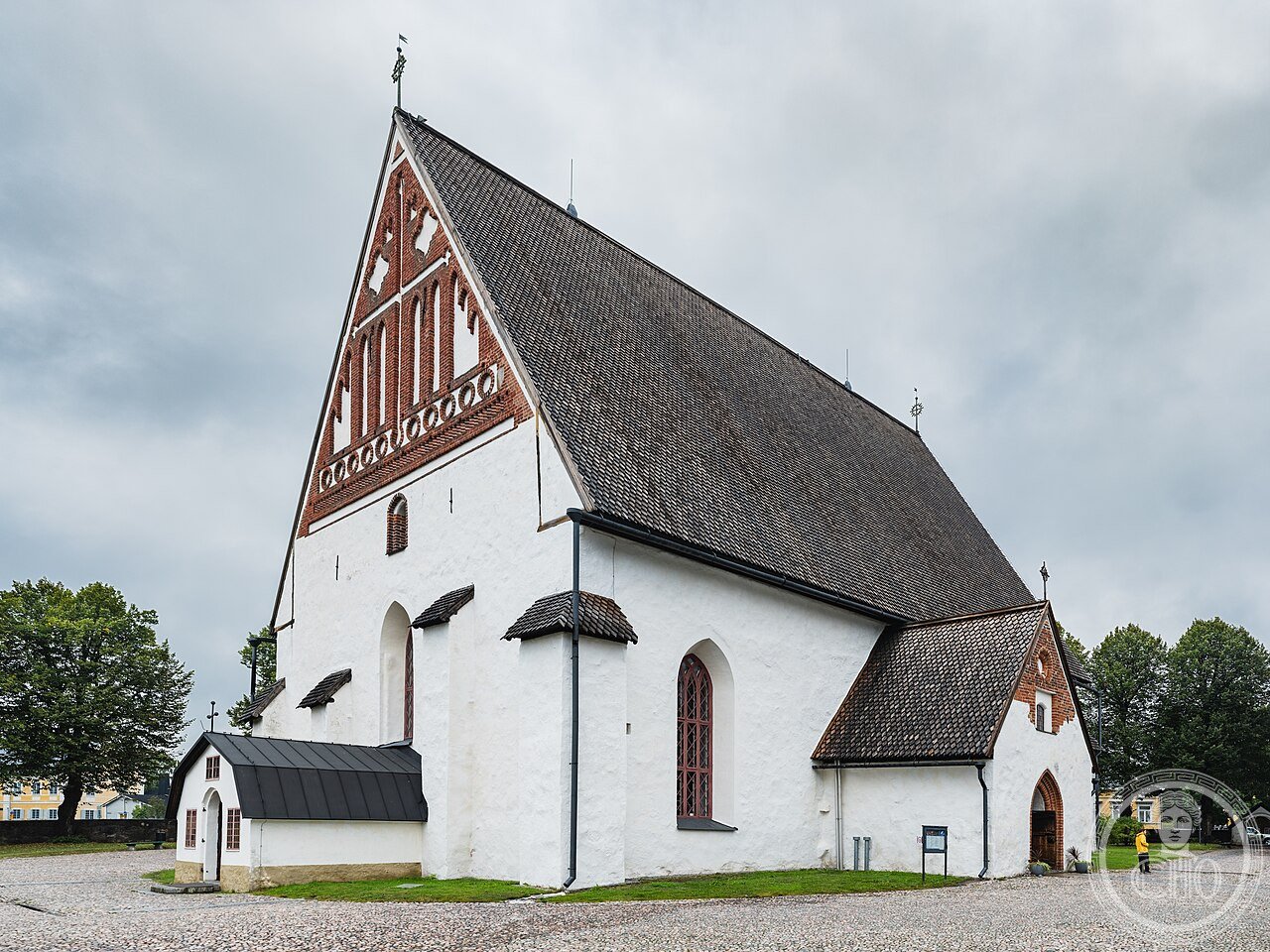 Porvoo Cathedral in Finland, dating to the 15th century, site of the 1809 Diet of Finland where Tsar Alexander I declared Finland an autonomous Grand Duchy, and target of a 2006 arson fire that collapsed its roof