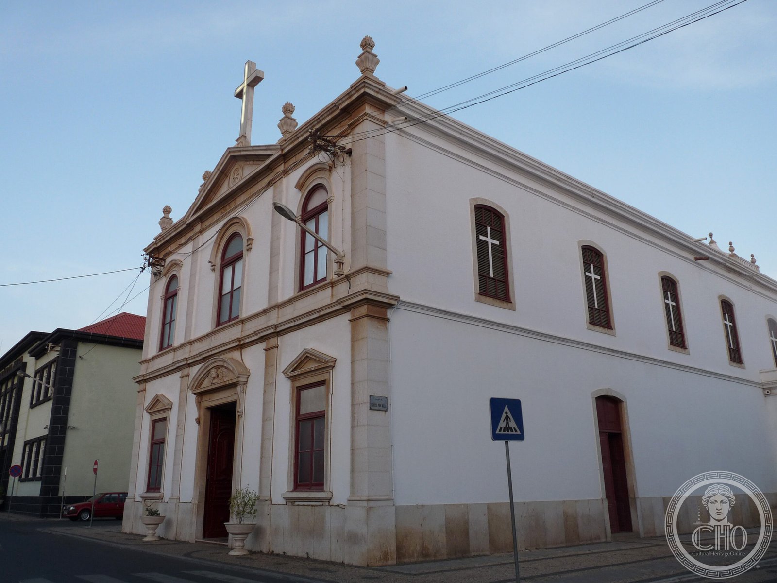 Pro-Cathedral of Our Lady of Grace in Praia, Cape Verde, a neoclassical church built 1894-1902, seat of the Diocese of Santiago de Cabo Verde since 1943