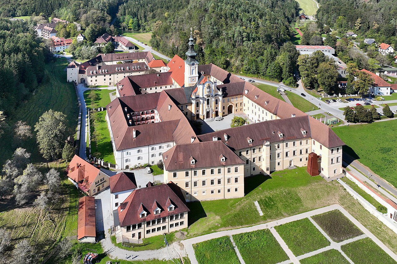 Rein Abbey, Styria, Austria, founded 1129 by Margrave Leopold the Strong, the oldest surviving Cistercian monastery in the world, known as the Cradle of Styria