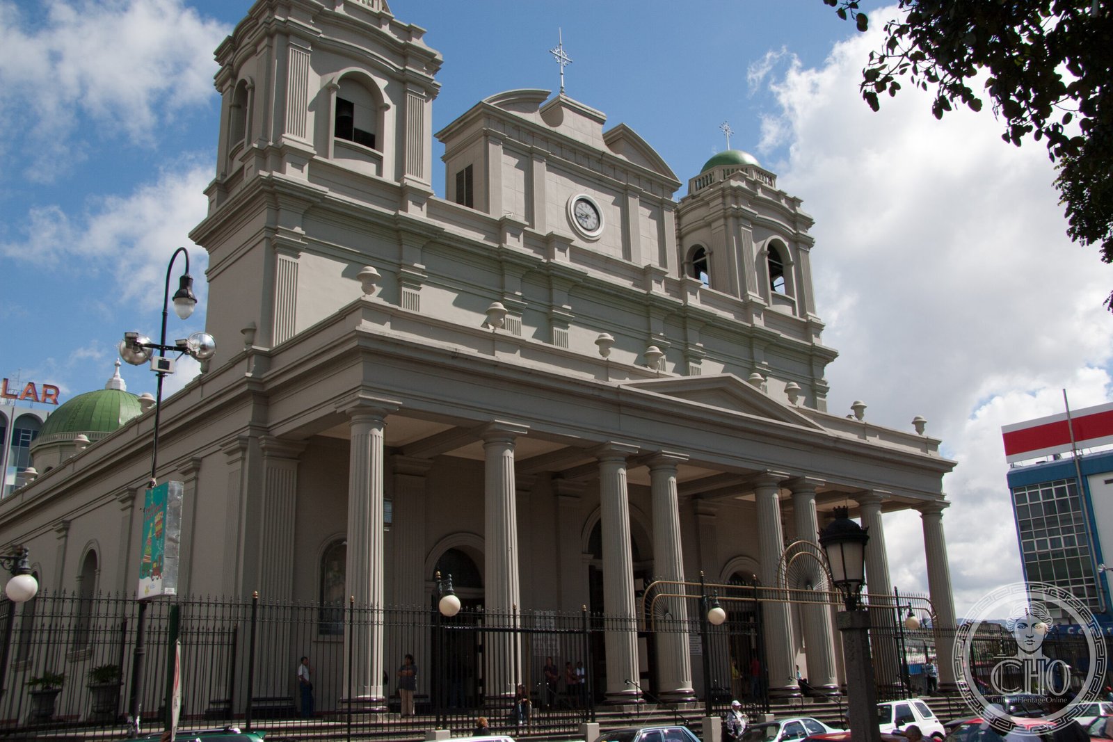 Metropolitan Cathedral of San José, Costa Rica, rebuilt repeatedly after earthquakes, its current form dating largely to an 1871-1878 reconstruction