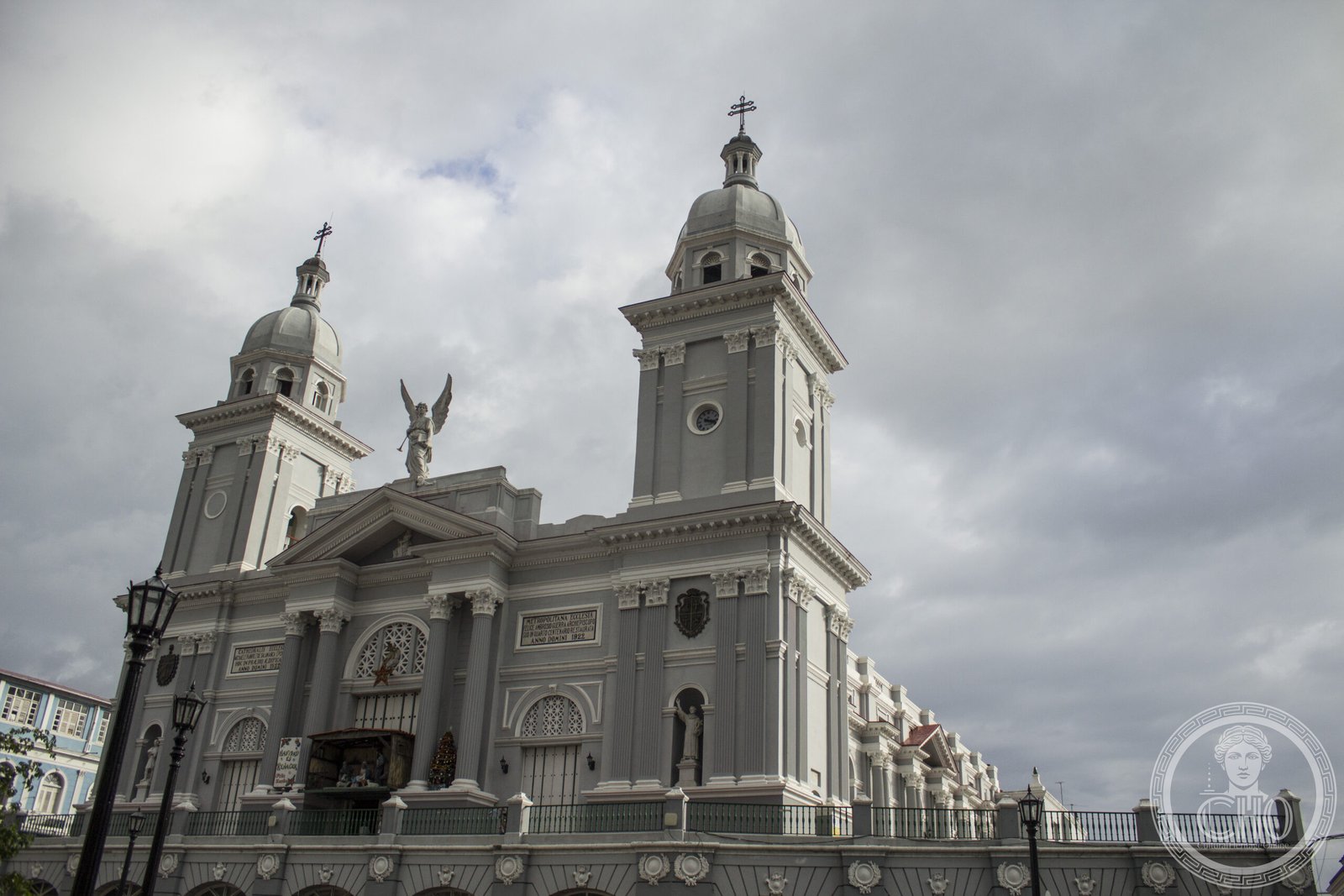 Metropolitan Cathedral Basilica of the Assumption in Santiago de Cuba, rebuilt four times after pirate raids and earthquakes, fronting Parque Céspedes