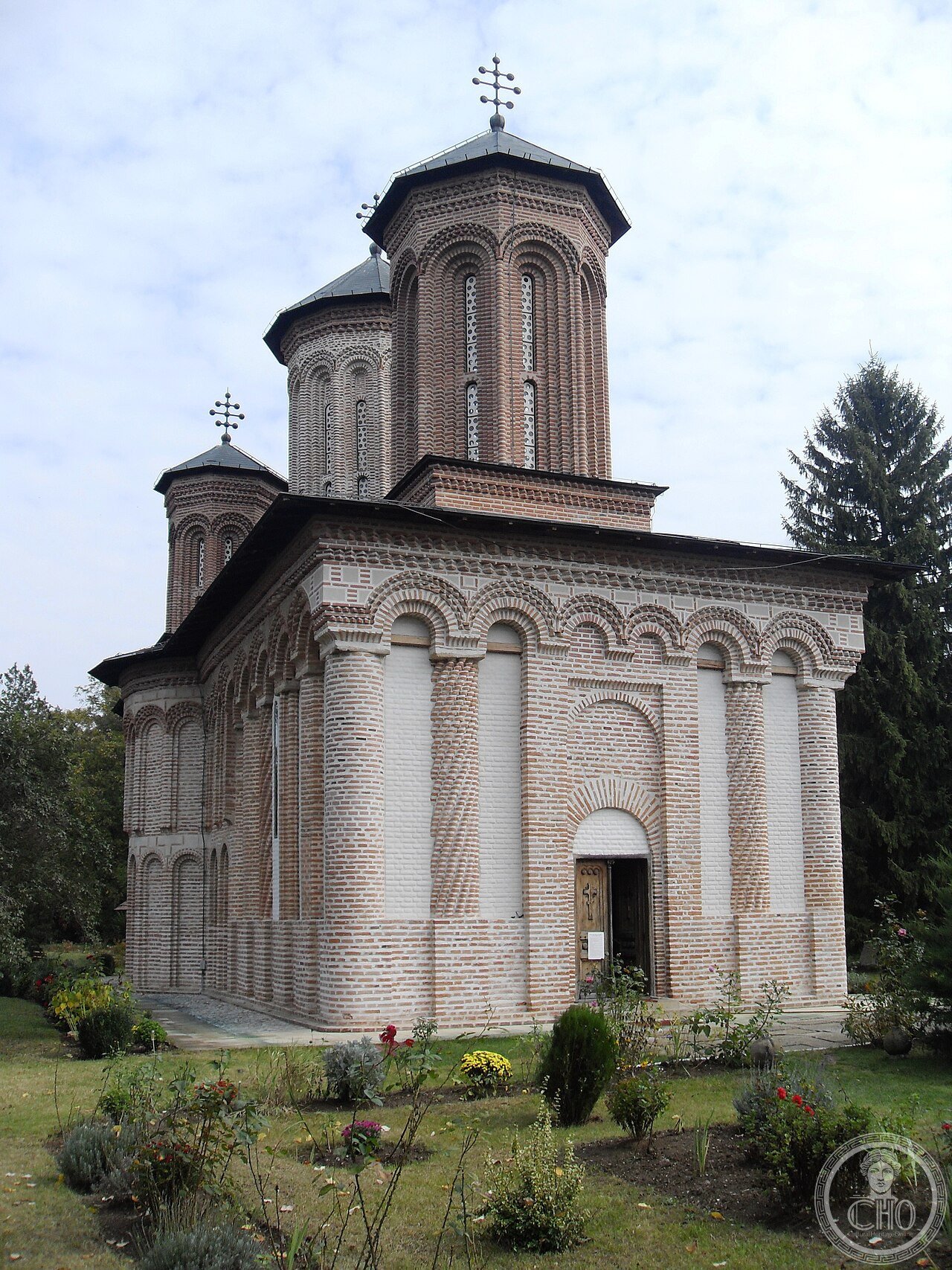Snagov Monastery on an island in Lake Snagov, Romania, first documented in 1408, fortified as a prison by Vlad the Impaler around 1456, and popularly but disputedly believed to hold his grave, which a 1933 excavation found empty of a body