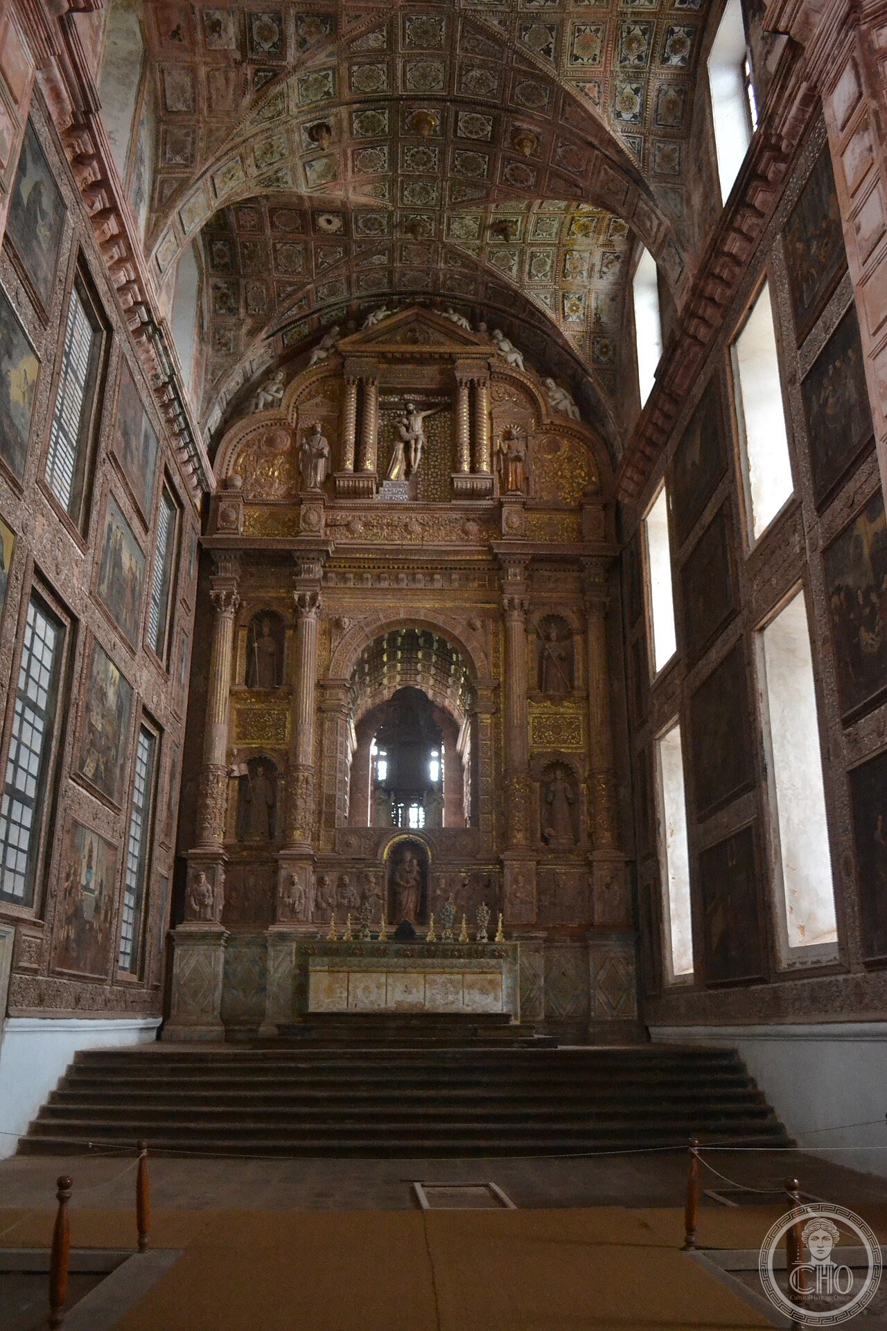 Chapel of St. Catherine in Old Goa, India, built in 1510 to commemorate Afonso de Albuquerque's conquest of the city, briefly Goa's cathedral before Se Cathedral was built, restored in 1952