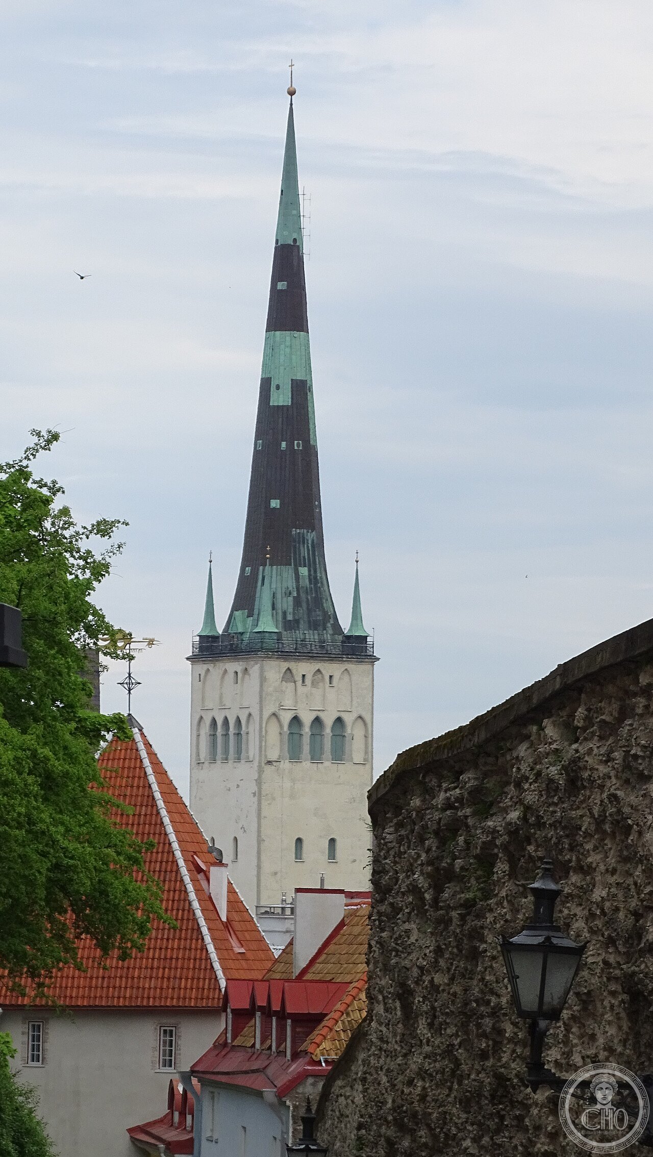 St. Olaf's Church in Tallinn, Estonia, first documented in 1267, its spire once possibly the tallest building in the world, later used by the Soviet KGB as a radio surveillance tower