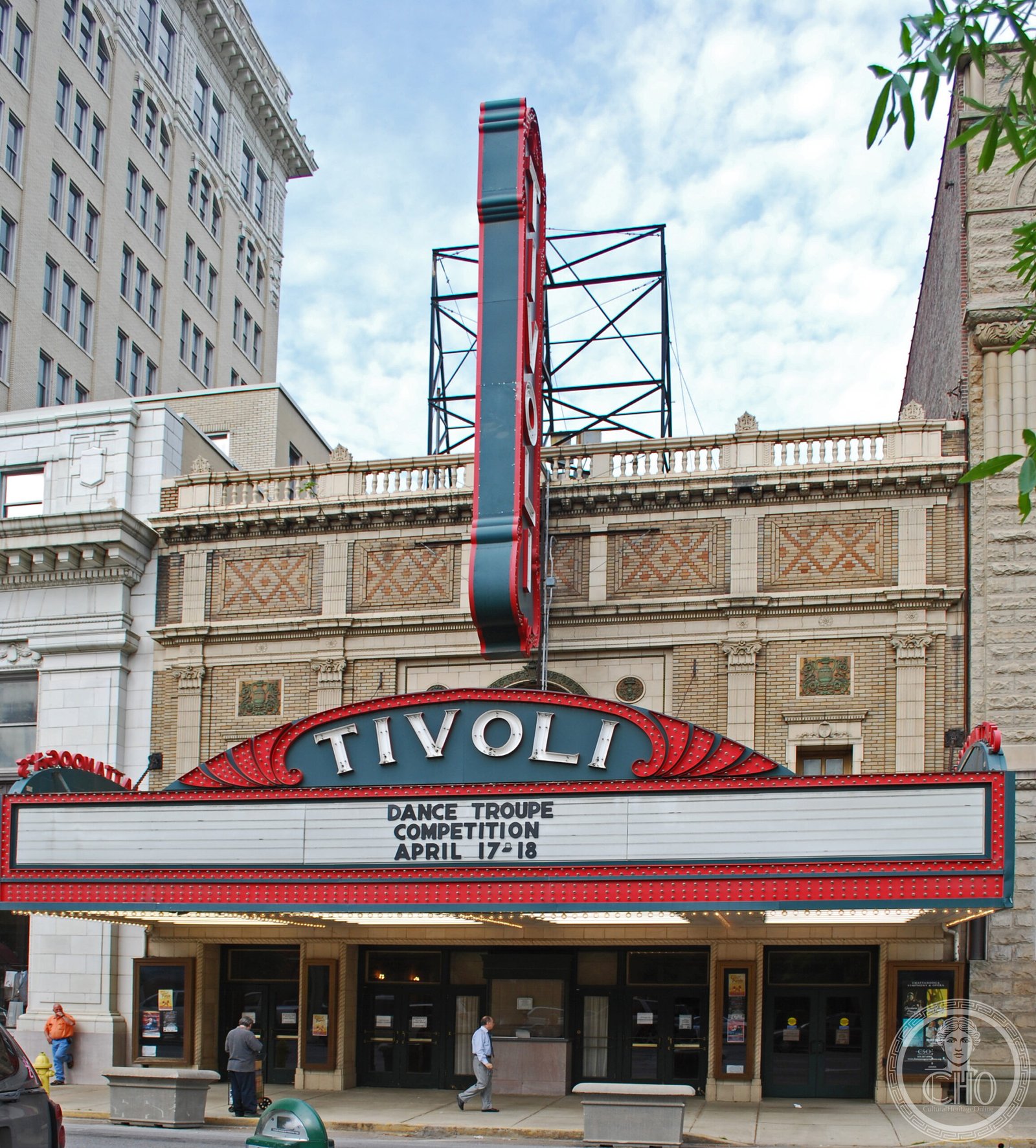 Tivoli Theatre, Broad Street, Chattanooga, Tennessee — 1921 ornate movie palace with Baroque and Beaux-Arts interior, restored and operating as the Tivoli Performing Arts Center