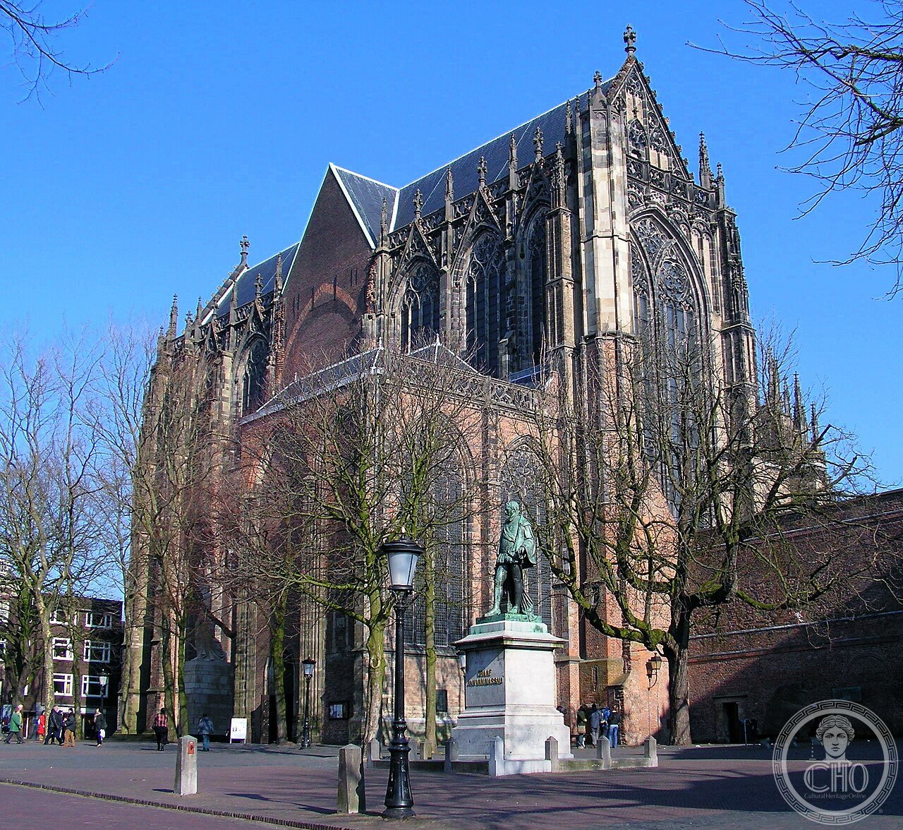 Dom Church and Dom Tower in Utrecht, Netherlands, once the largest church in the country until its unfinished nave collapsed in a devastating storm on 1 August 1674, permanently separating the tower from the choir across what is now an open square