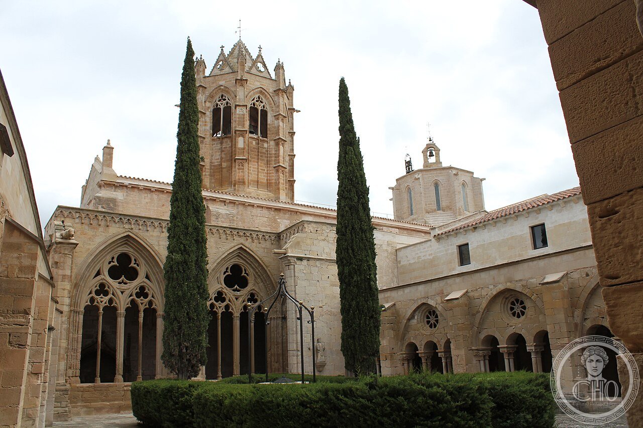 Royal Monastery of Santa Maria de Vallbona in Catalonia, Spain, the only female house of the Cistercian triangle, continuously inhabited by nuns since 1153 and holding the tomb of Queen Violant of Hungary