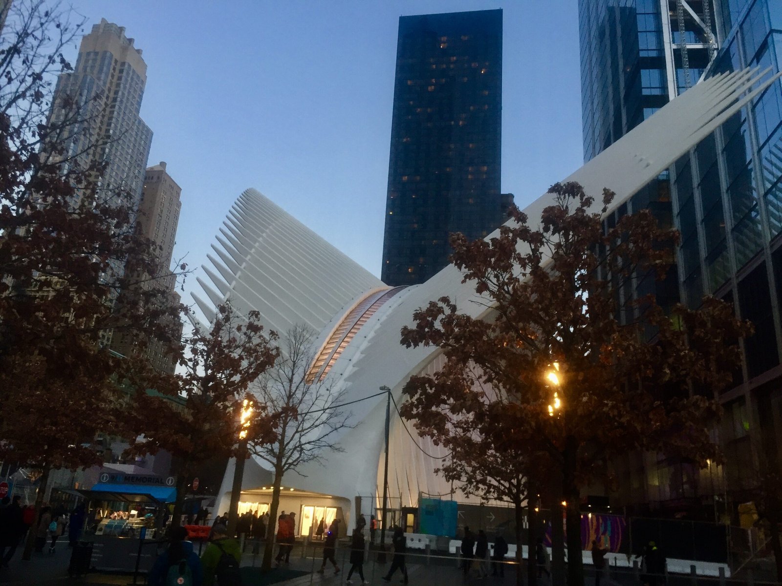 The Oculus transit hall by Santiago Calatrava.