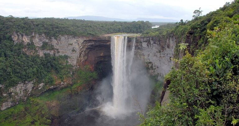 UNESCO World Heritage Sites Near Georgetown: the Central Suriname Nature Reserve and Kaieteur Falls