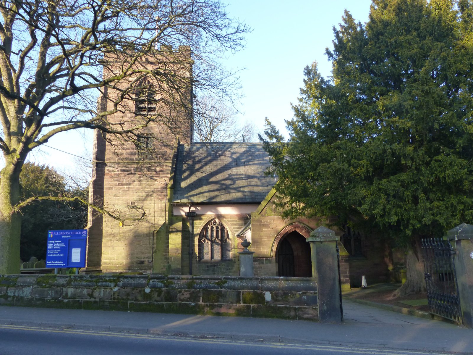 All Saints' Church, Daresbury — view All Saints' Church, Daresbury — view