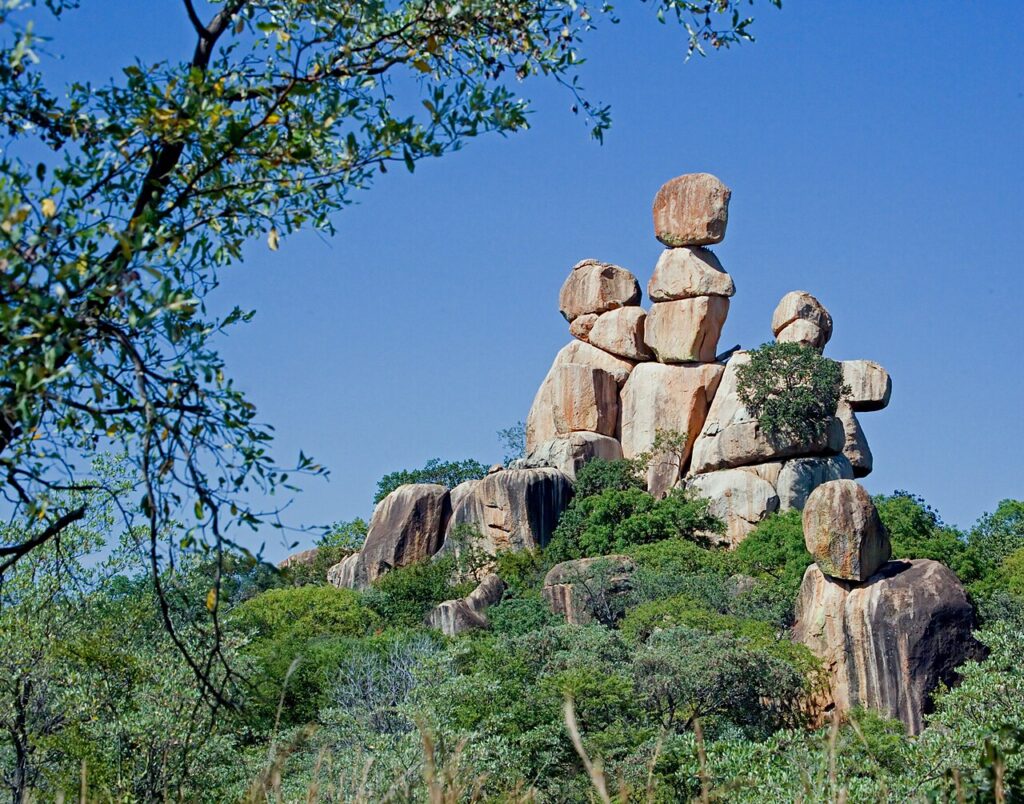 UNESCO World Heritage Sites Near Matobo Hills: San Rock Art Since 13,000 BCE, Cecil Rhodes’s Hilltop Grave and the World’s Highest Concentration of White Rhino