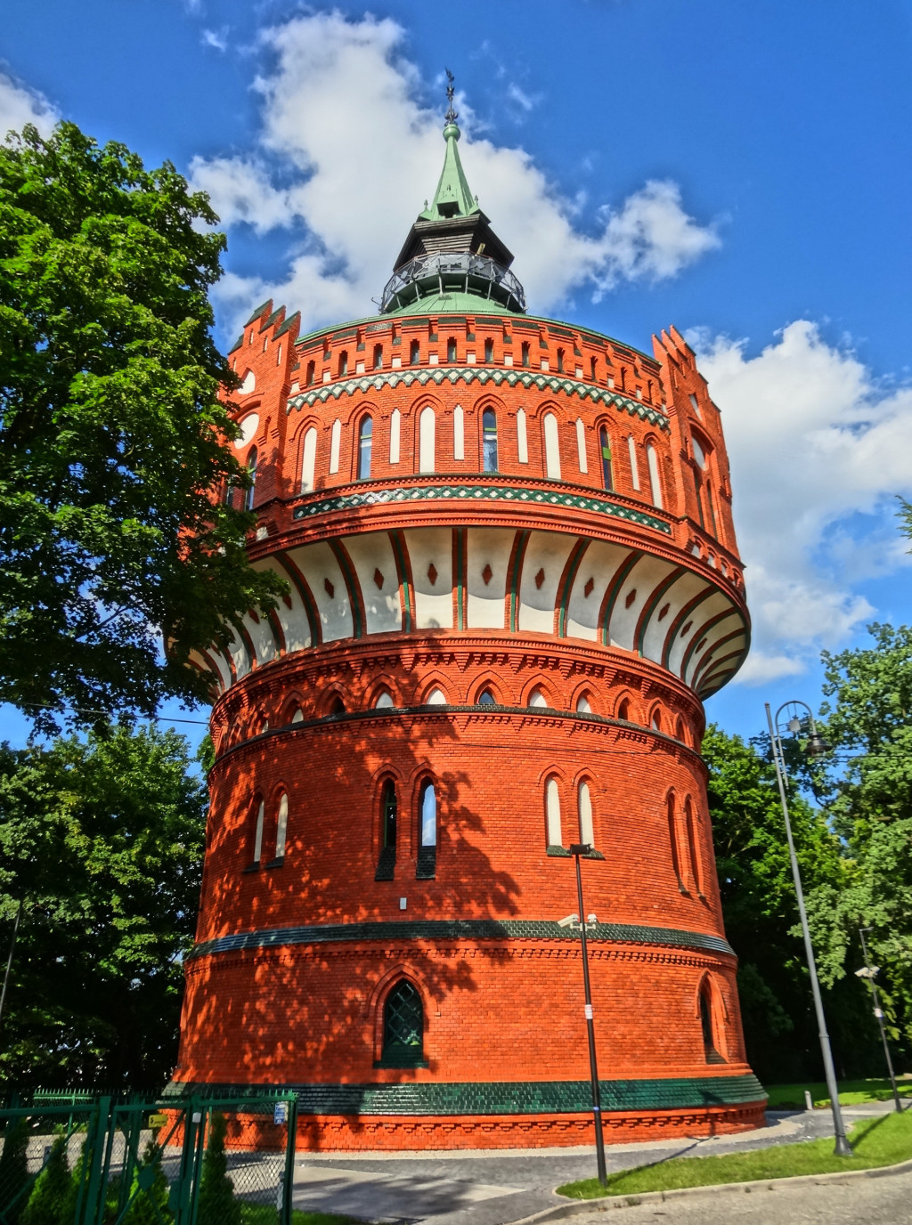 Old water tower of Bydgoszcz — view