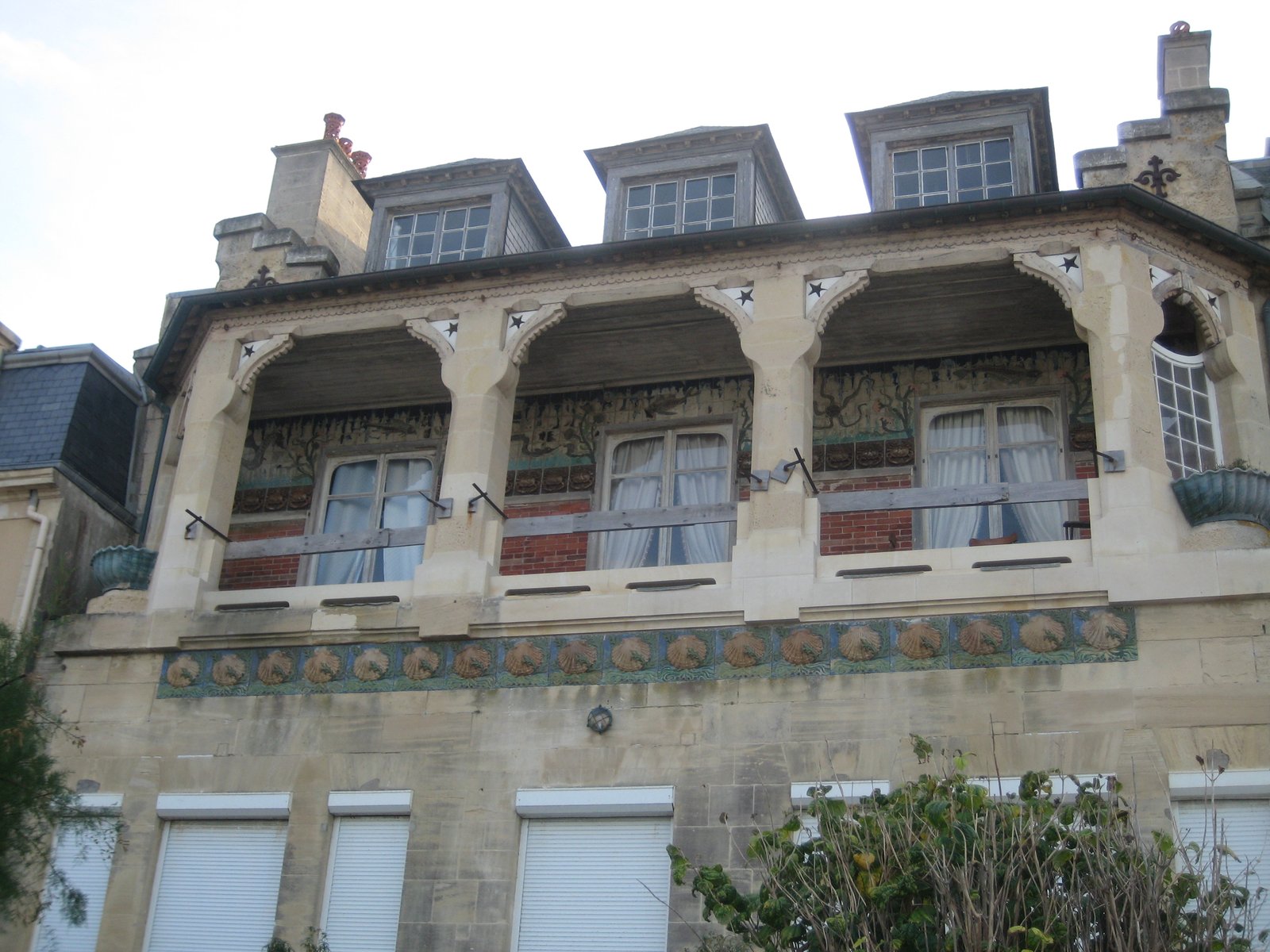 Villa Louis, Lion-sur-Mer — view Villa Louis, Lion-sur-Mer — view